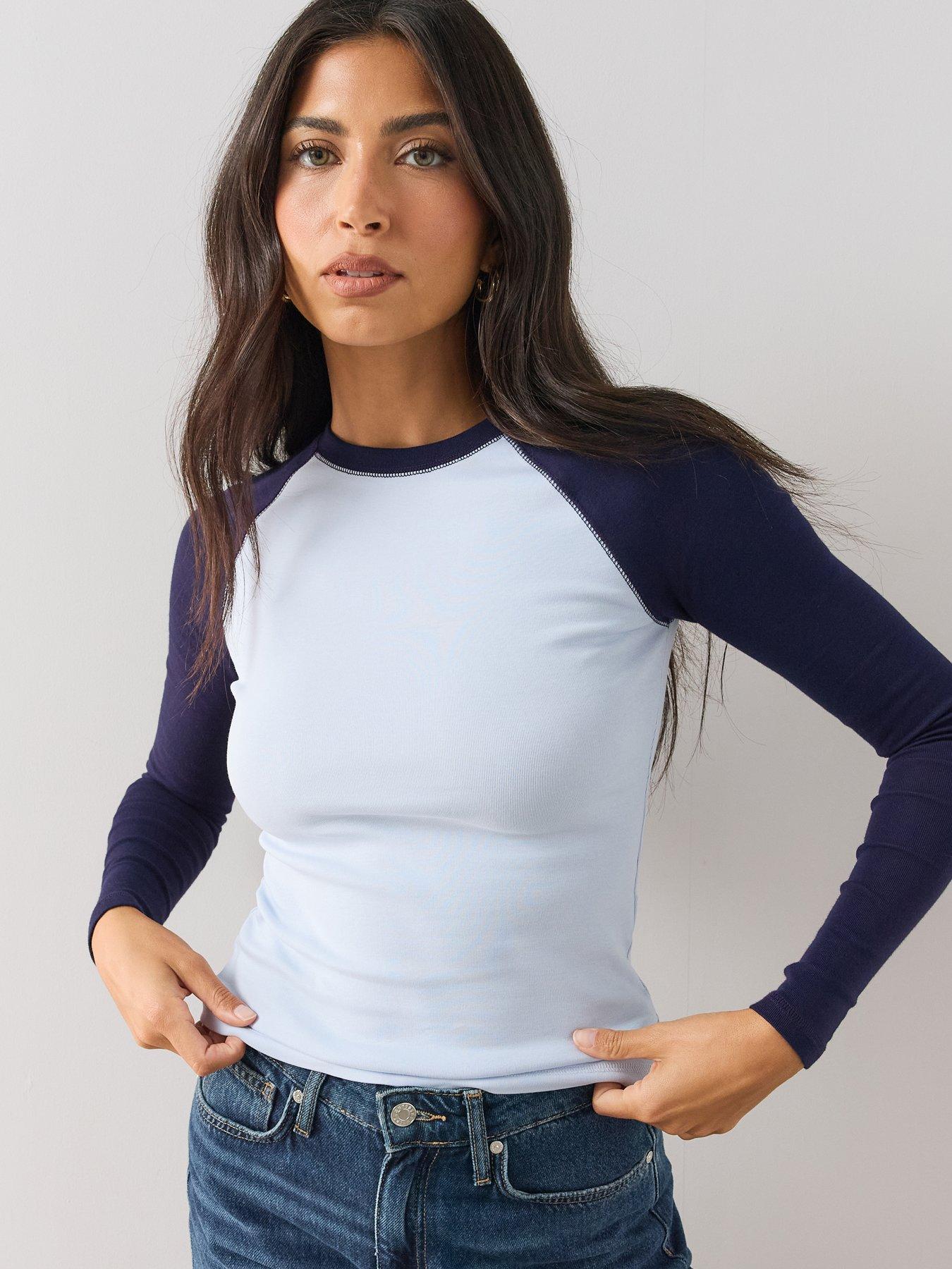 The Very Collection Raglan Long Sleeve Top