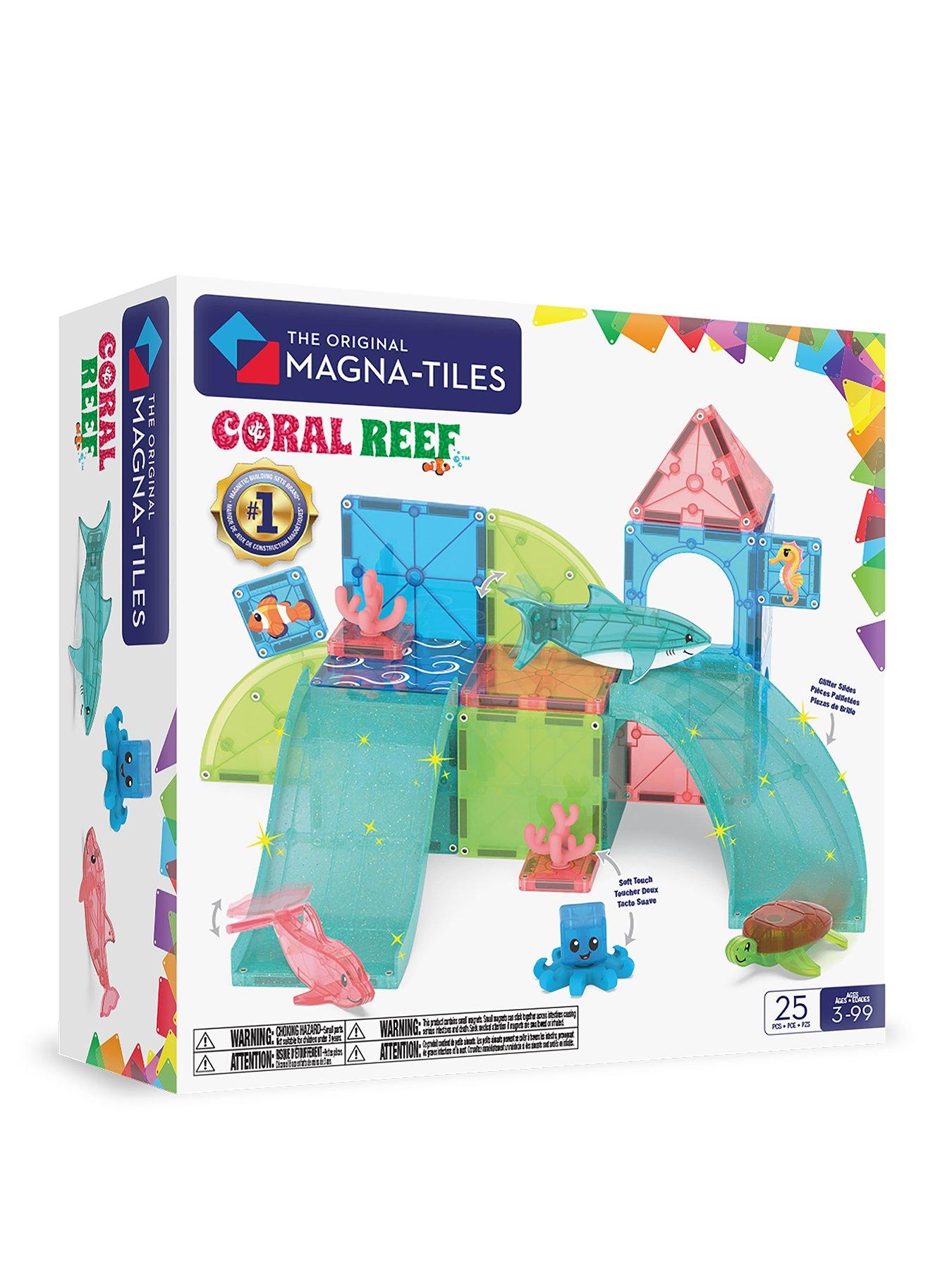Magna Tiles The Original MAGNA-TILES Coral Reef 25-Piece Magnetic Construction Set