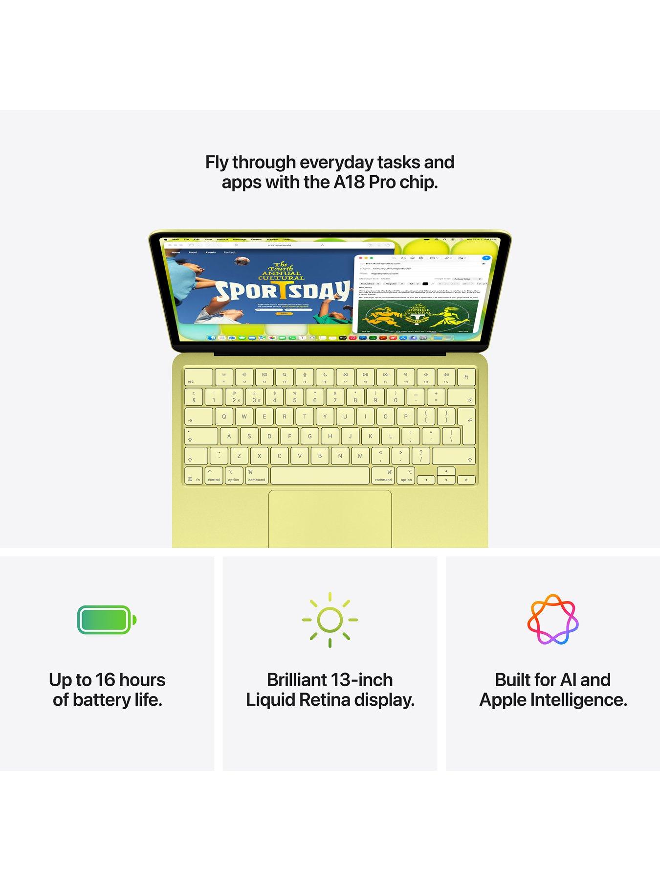 Image 6 of 8 of Apple MacBook Neo (A18 Pro, 2026) 13-inch with 6-core CPU and 5-core GPU, 8GB Unified Memory, 256GB SSD&nbsp;- Silver