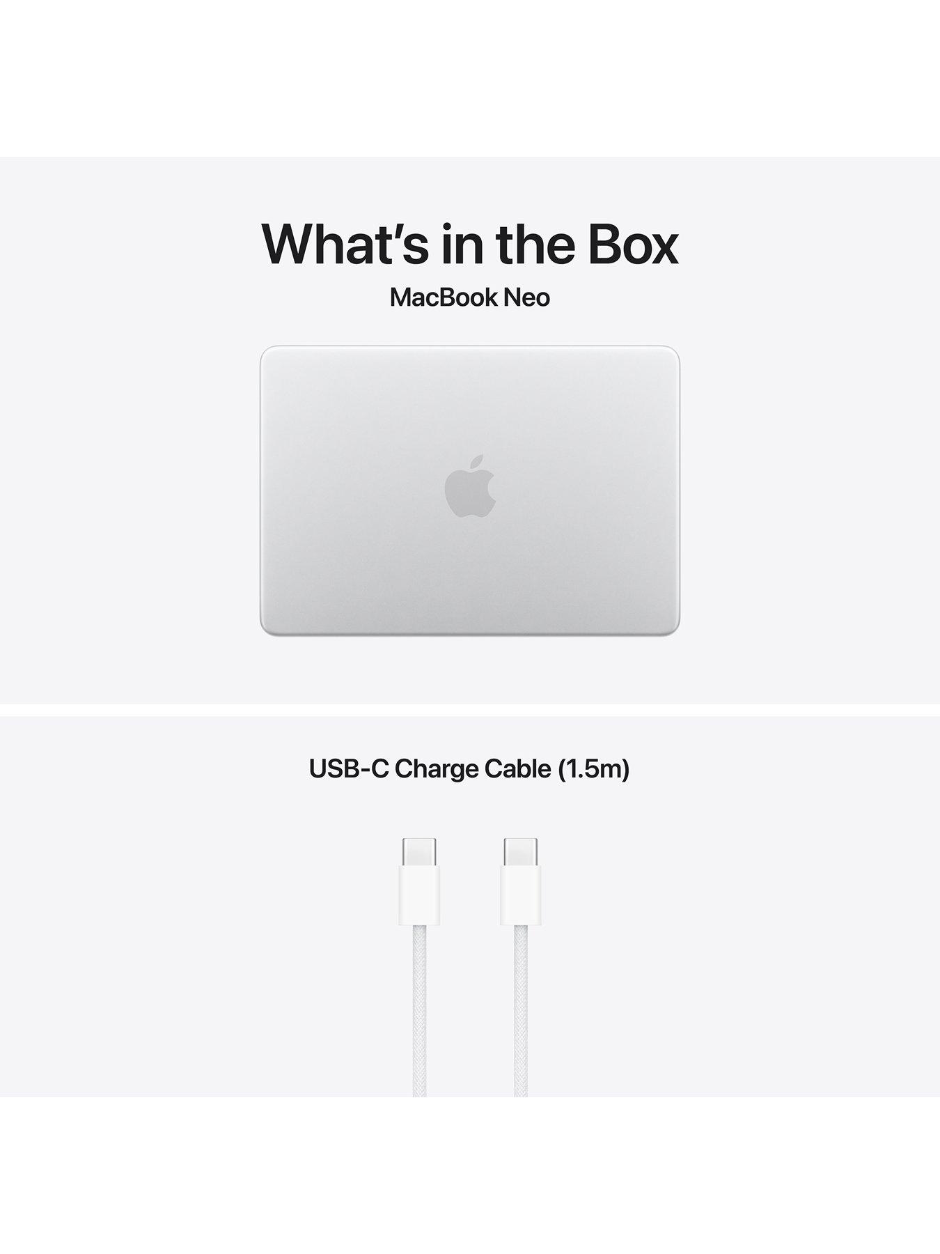 Image 7 of 8 of Apple MacBook Neo (A18 Pro, 2026) 13-inch with 6-core CPU and 5-core GPU, 8GB Unified Memory, 512GB SSD, Touch ID - Silver