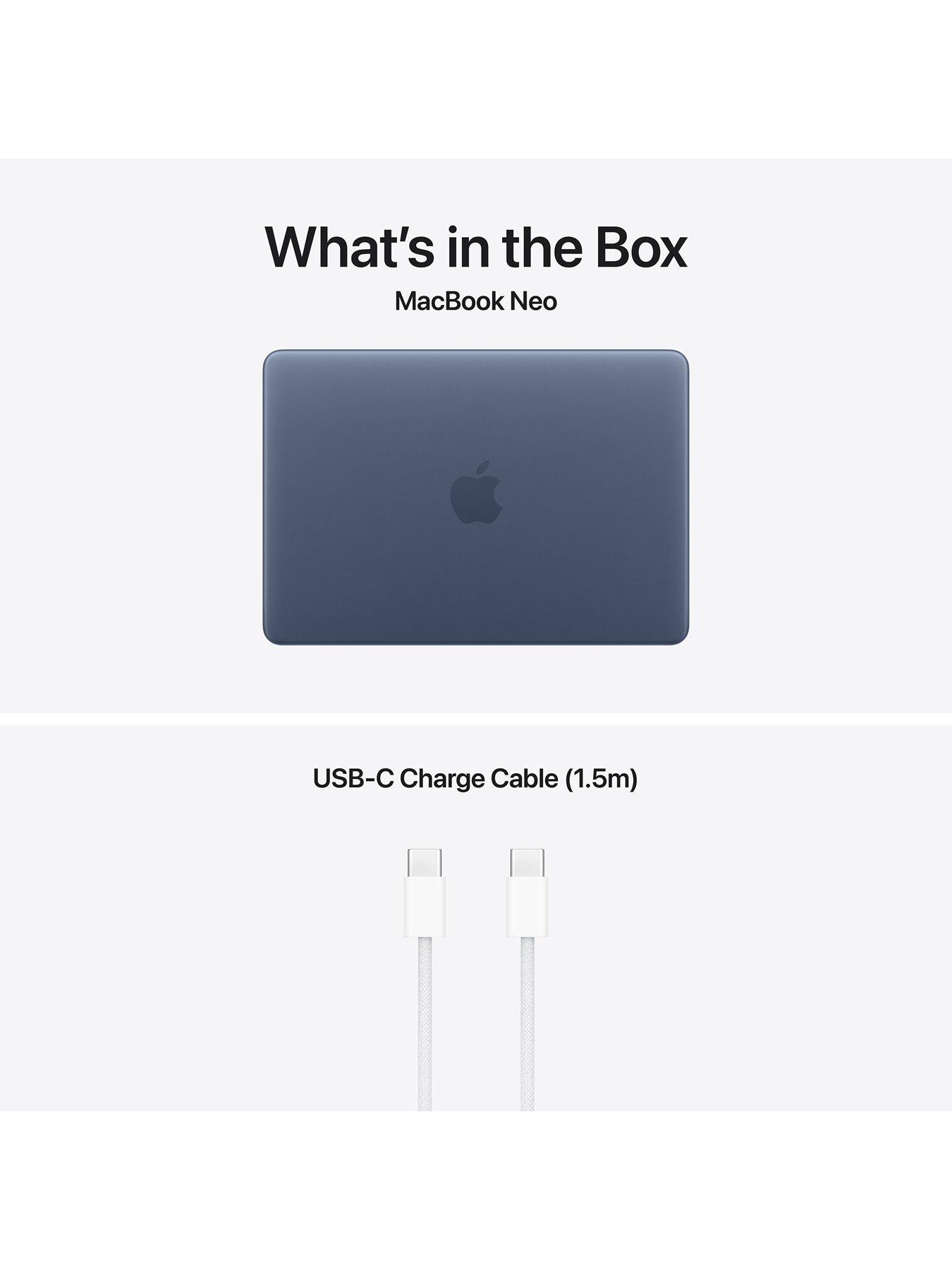 Image 7 of 8 of Apple MacBook Neo (A18 Pro, 2026) 13-inch with 6-core CPU and 5-core GPU, 8GB Unified Memory, 256GB SSD&nbsp;- Indigo
