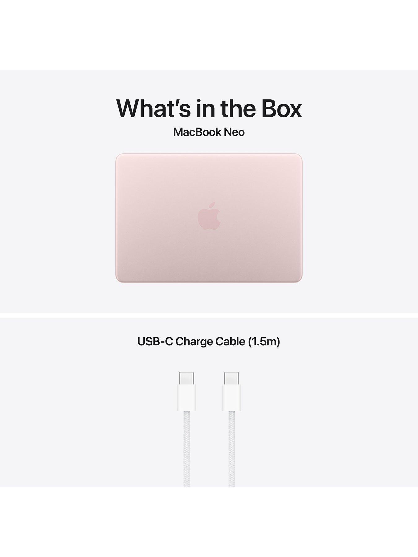 Image 7 of 8 of Apple MacBook Neo (A18 Pro, 2026) 13-inch with 6-core CPU and 5-core GPU, 8GB Unified Memory, 256GB SSD&nbsp;- Blush