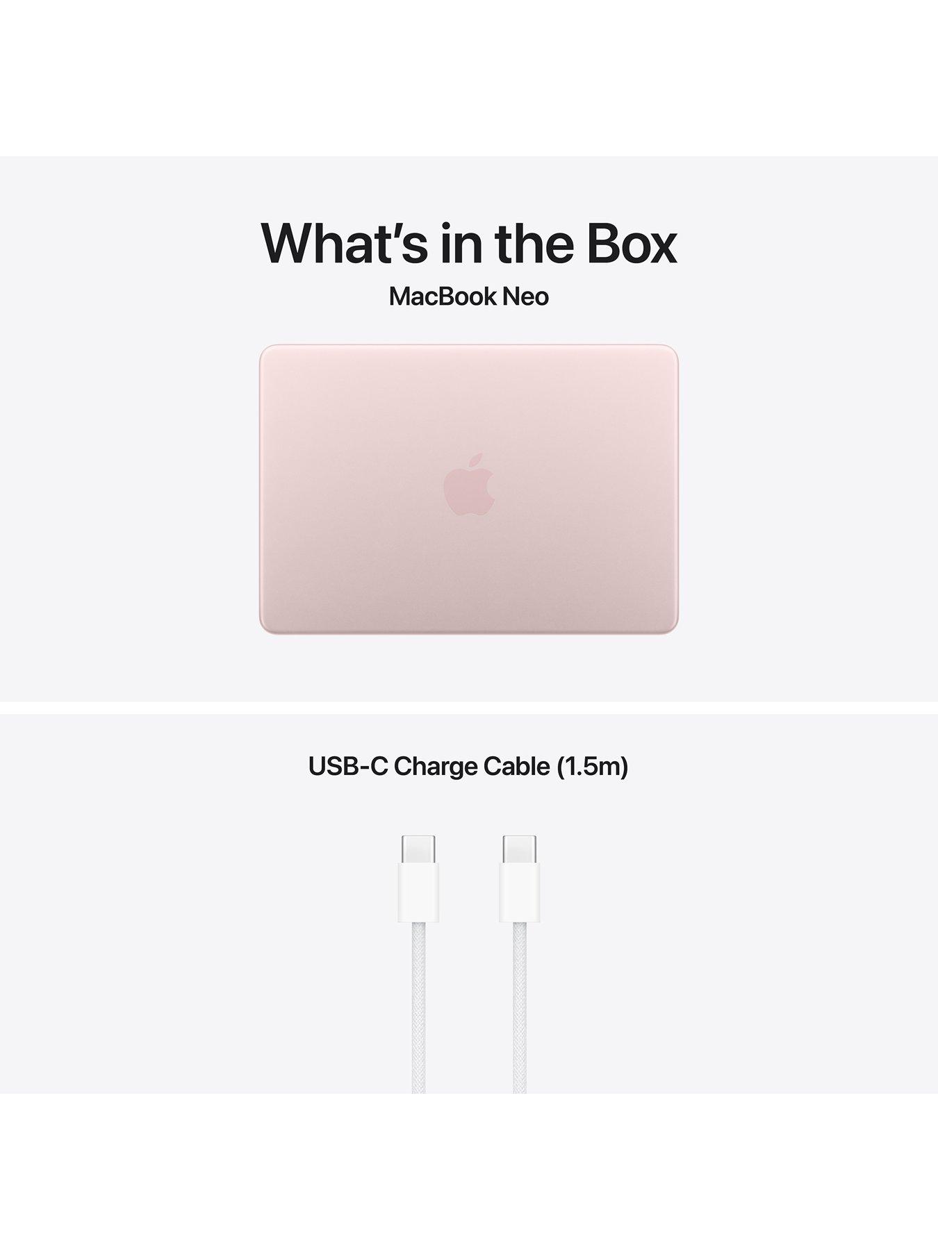 Image 7 of 8 of Apple MacBook Neo (A18 Pro, 2026) 13-inch with 6-core CPU and 5-core GPU, 8GB Unified Memory, 512GB SSD, Touch ID - Blush