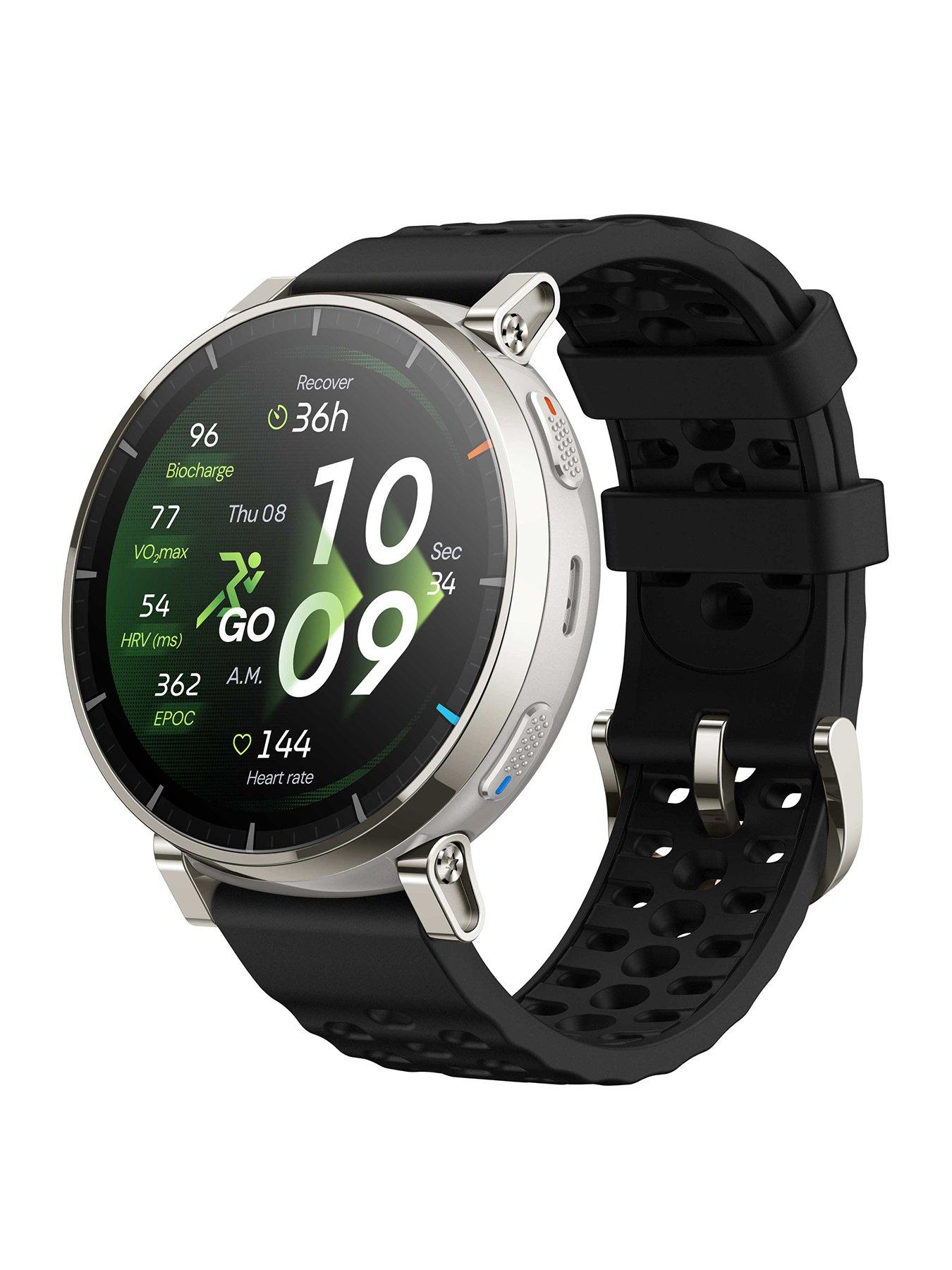 Image 1 of 5 of Amazfit Active 3 Premium Apex Silver