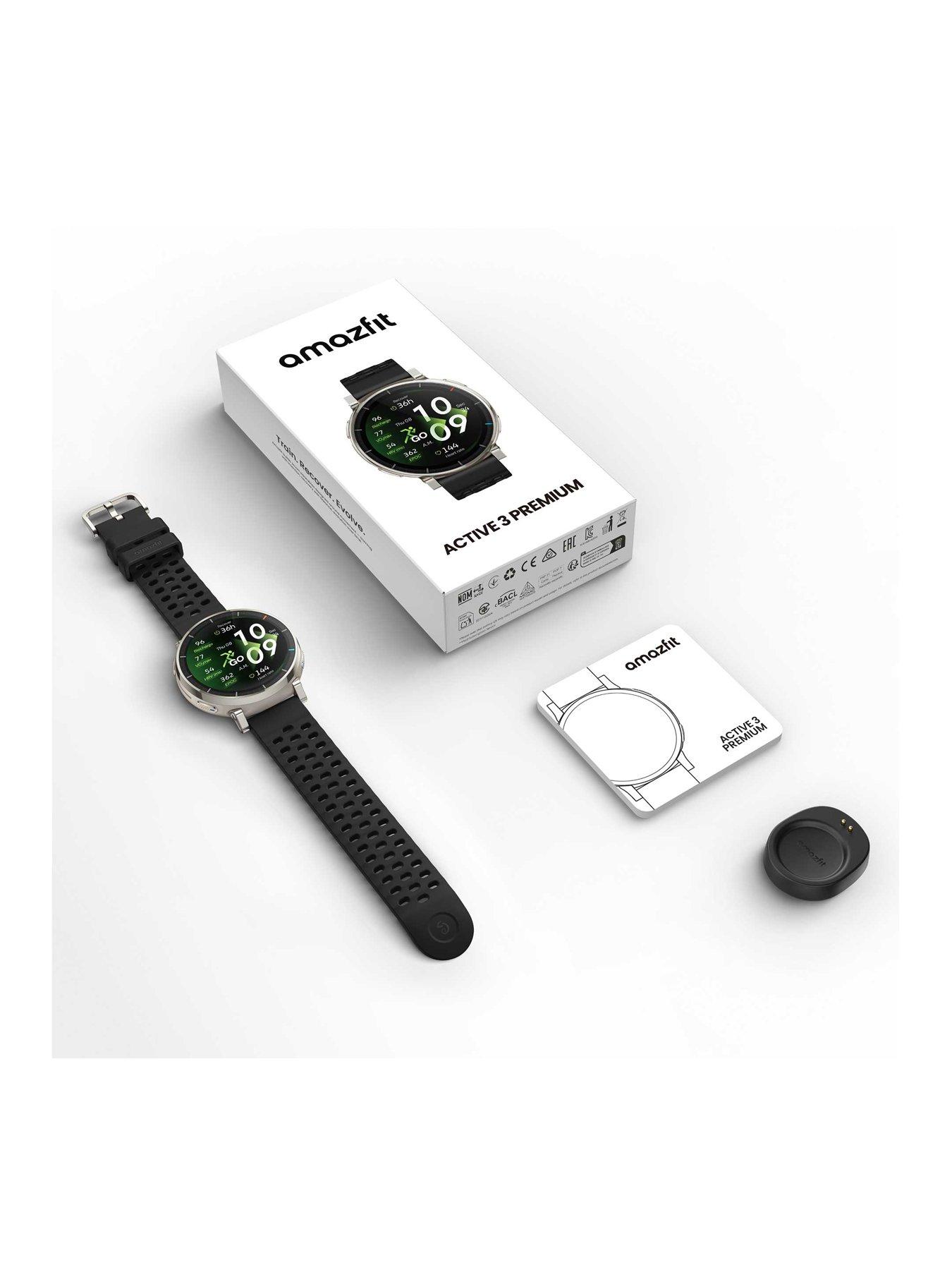 Image 4 of 5 of Amazfit Active 3 Premium Apex Silver