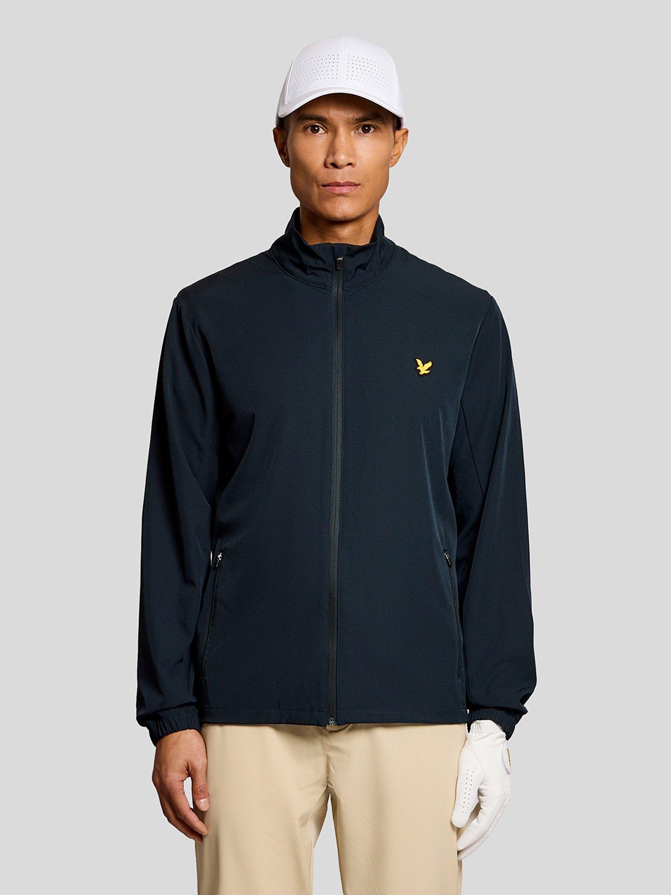 Lyle & Scott Golf Mens Golf Light Weight Packable Jacket - Navy