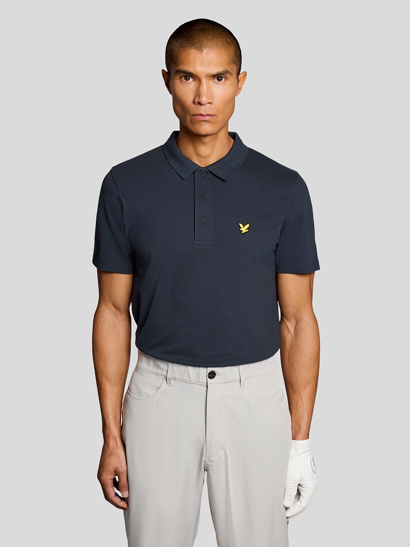 Lyle & Scott Golf Mens Golf Short Sleeve Polo - Navy