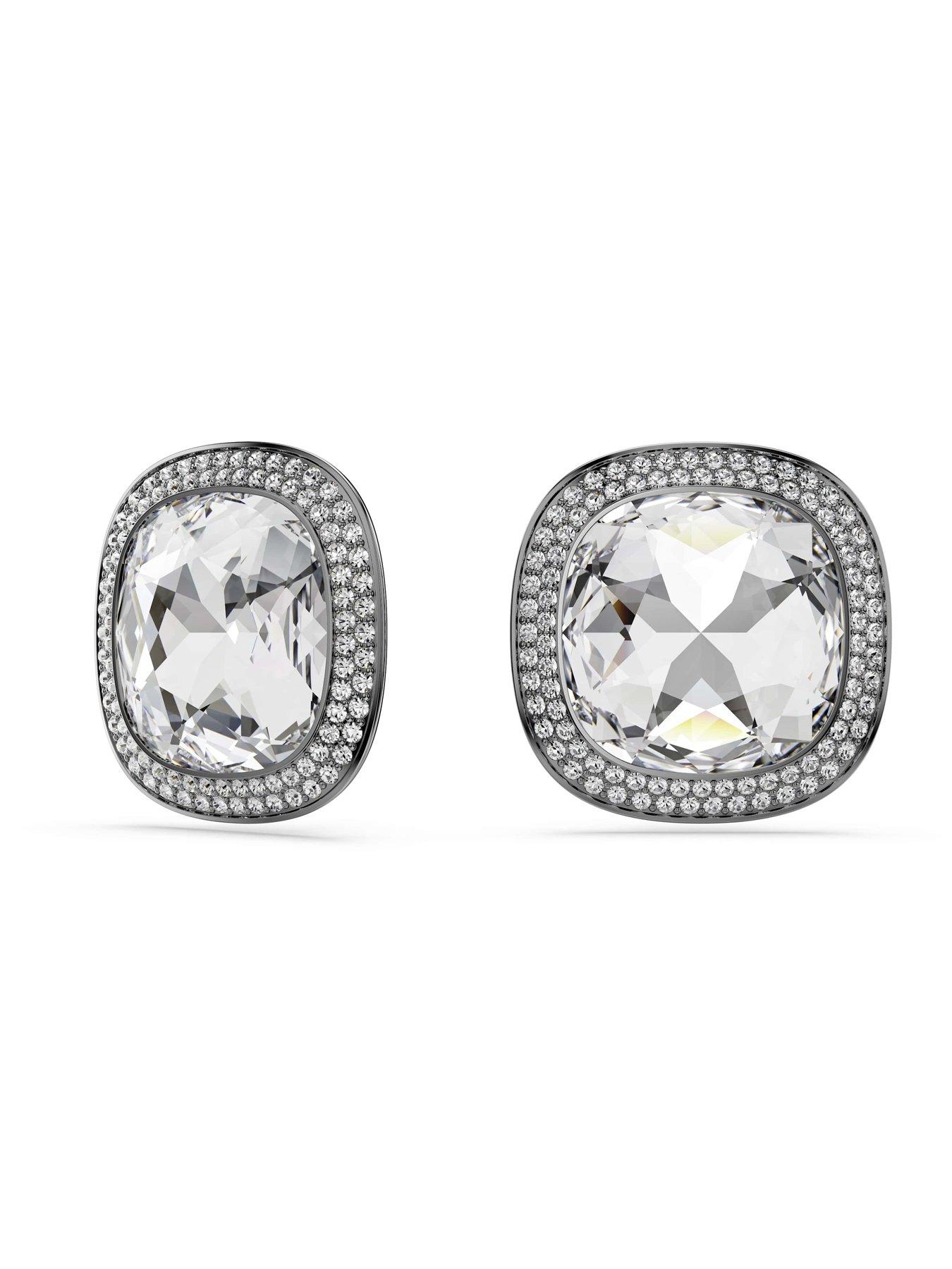 Image 2 of 6 of Swarovski Una Angelic Clip Earrings - Silver