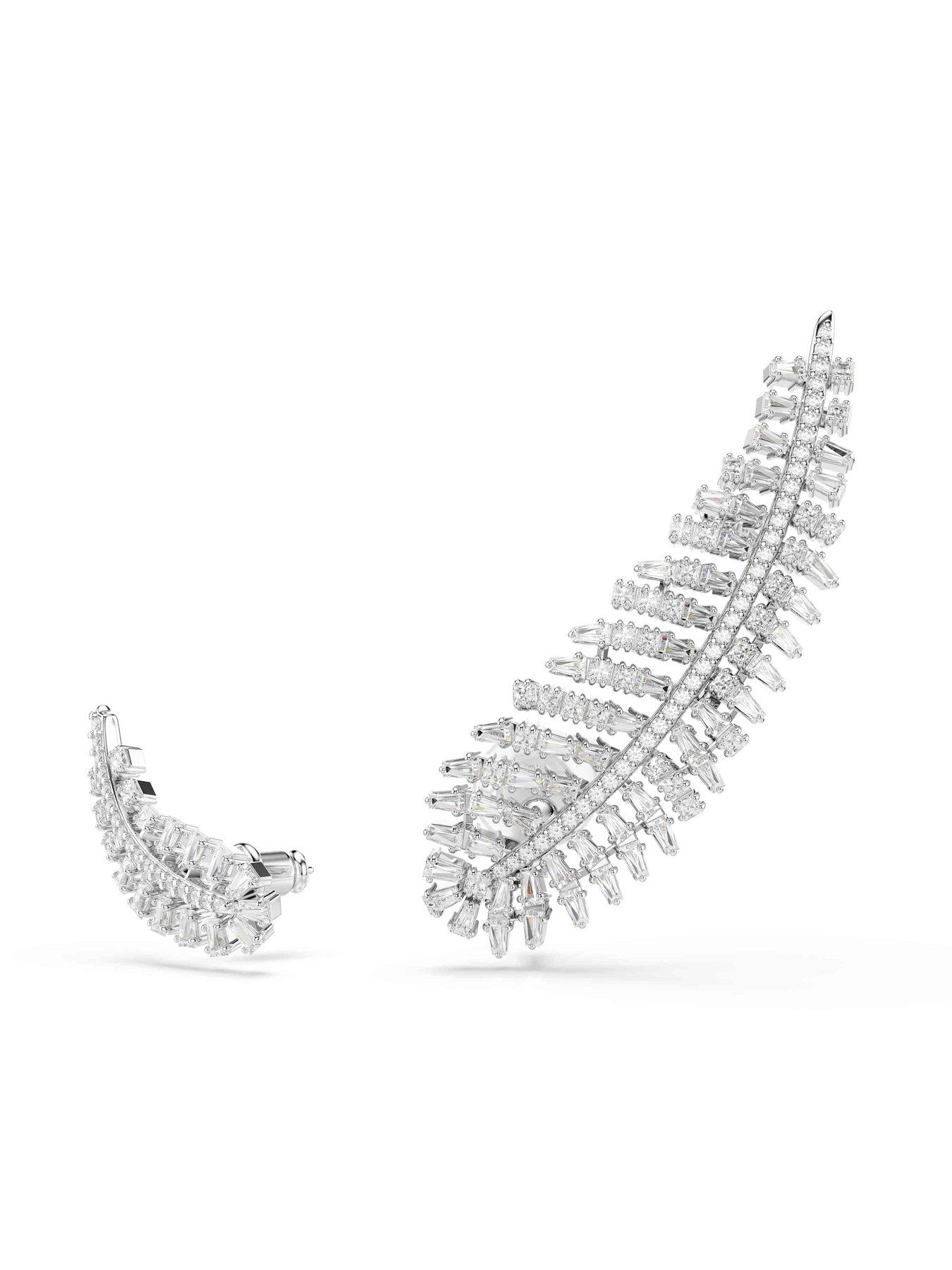 Image 2 of 5 of Swarovski Vienna Earrings - Silver