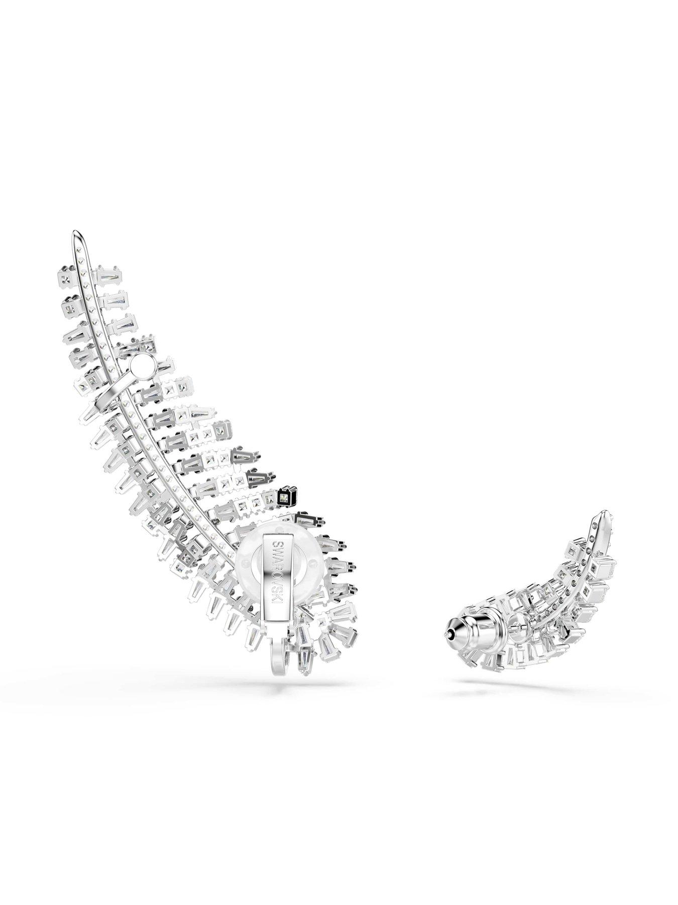 Image 4 of 5 of Swarovski Vienna Earrings - Silver