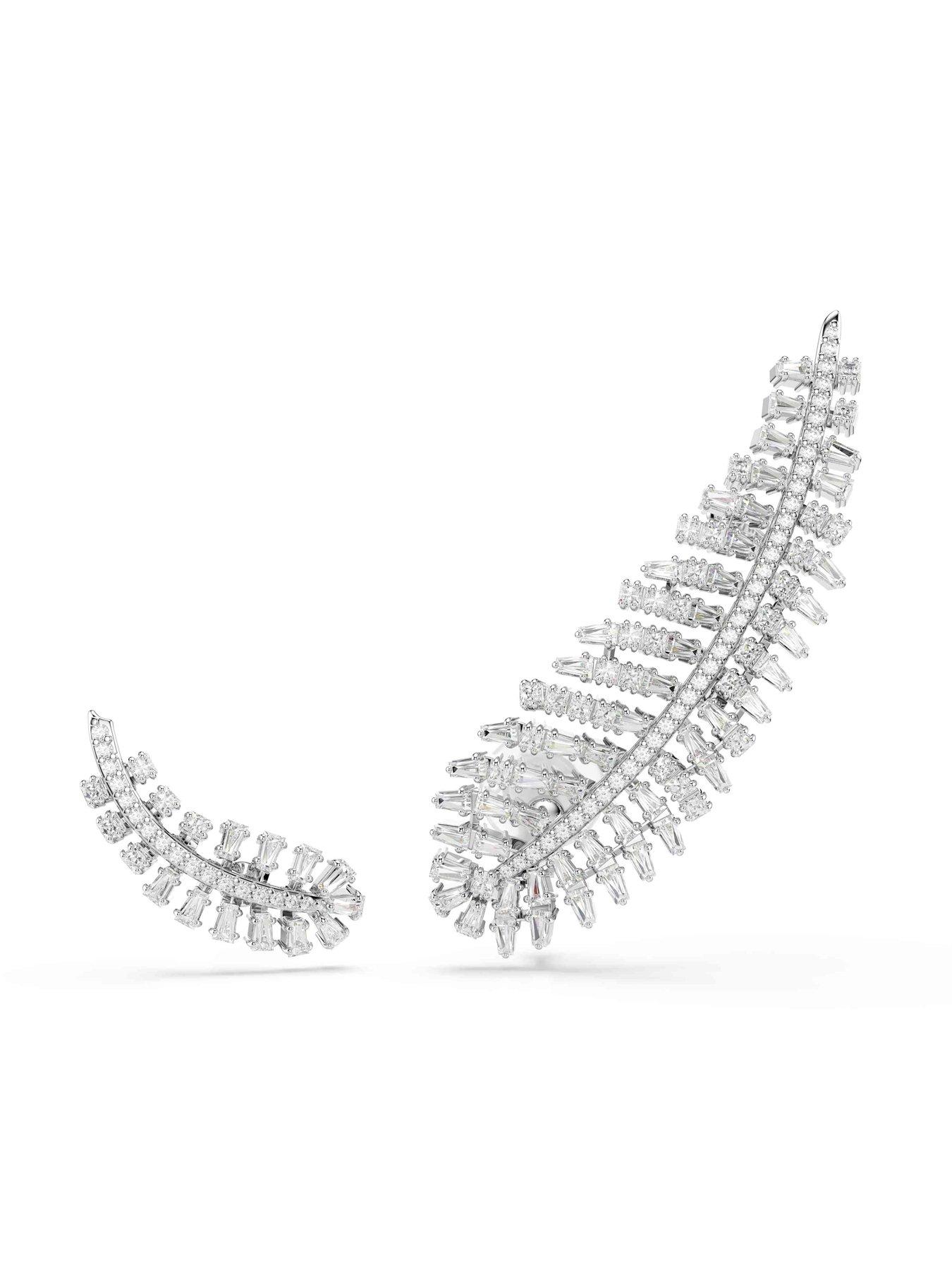Image 5 of 5 of Swarovski Vienna Earrings - Silver