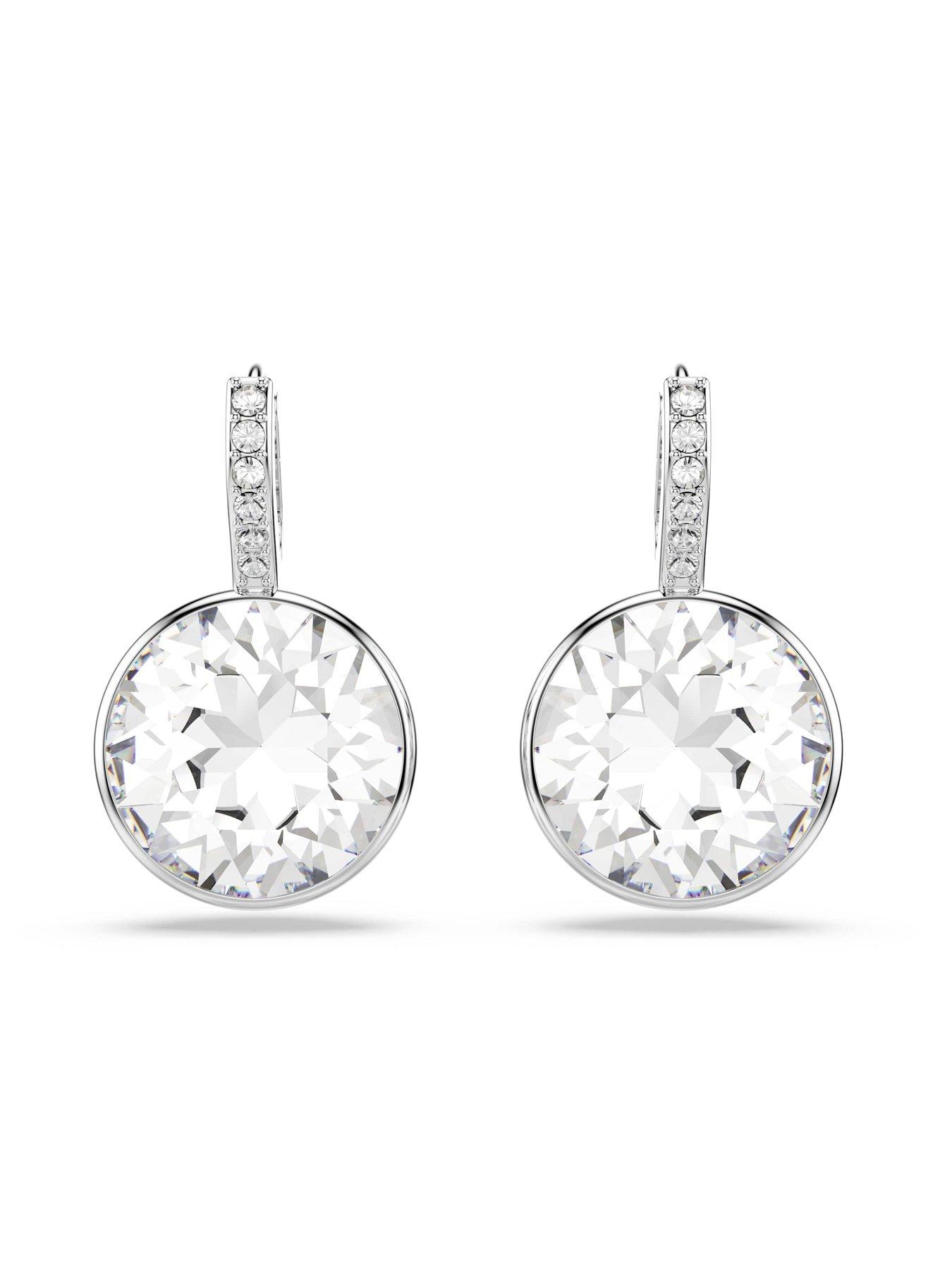 Image 2 of 5 of Swarovski Millenia Drop Earrings - Silver