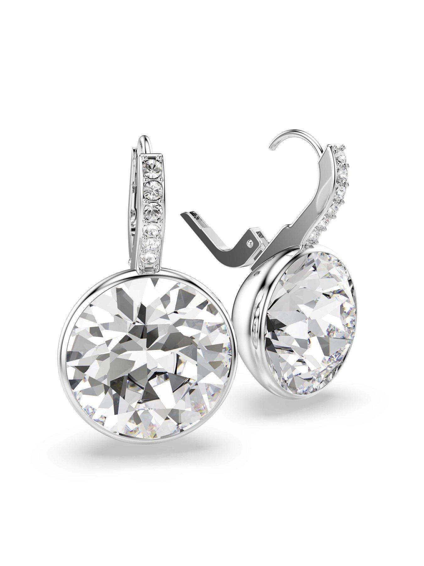 Image 3 of 5 of Swarovski Millenia Drop Earrings - Silver