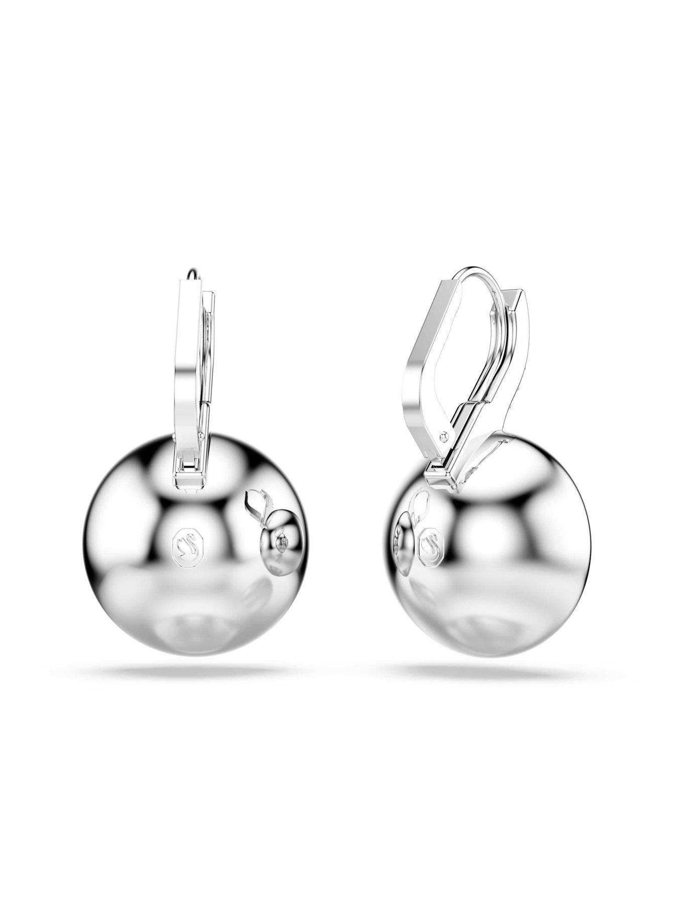 Image 4 of 5 of Swarovski Millenia Drop Earrings - Silver