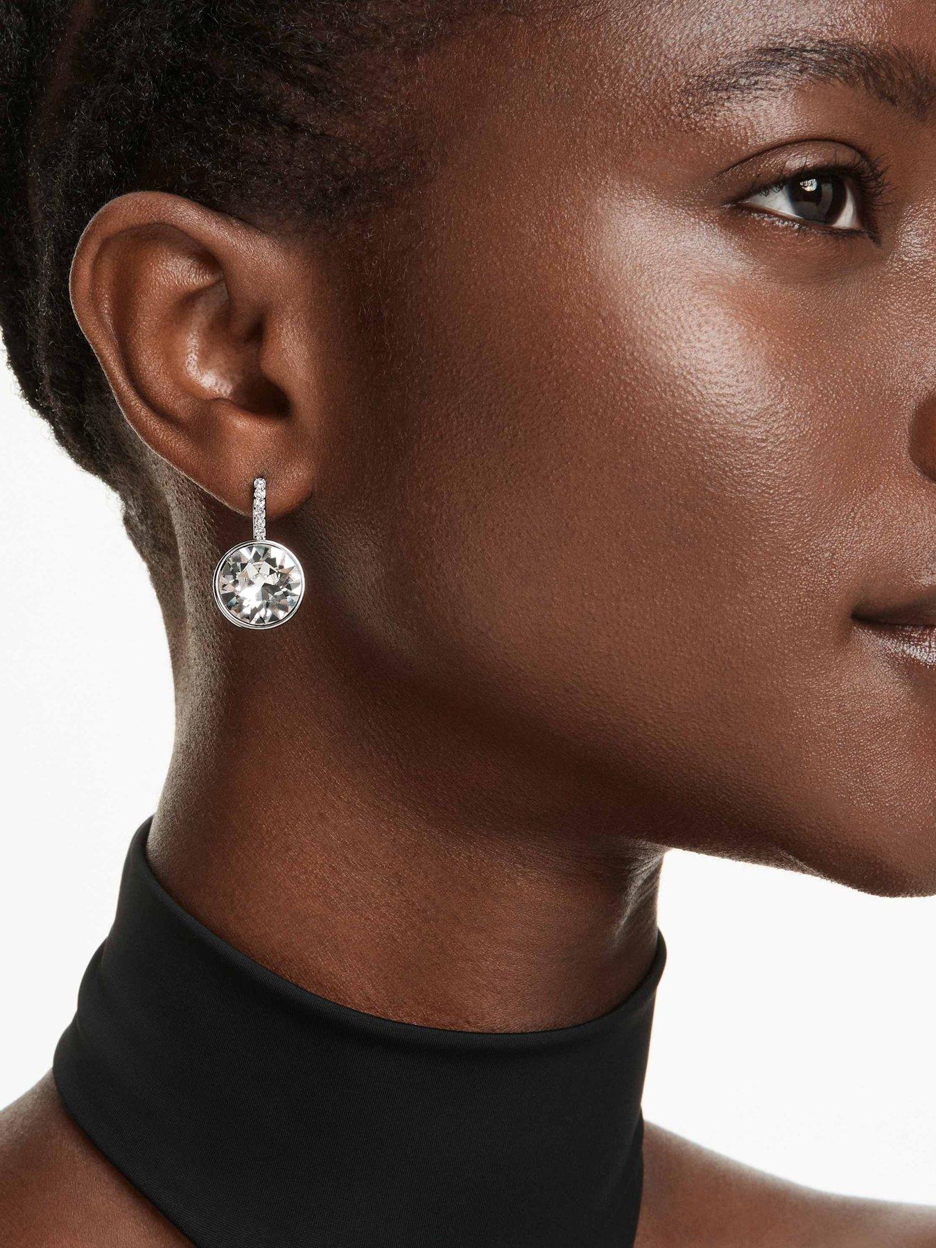 Image 5 of 5 of Swarovski Millenia Drop Earrings - Silver