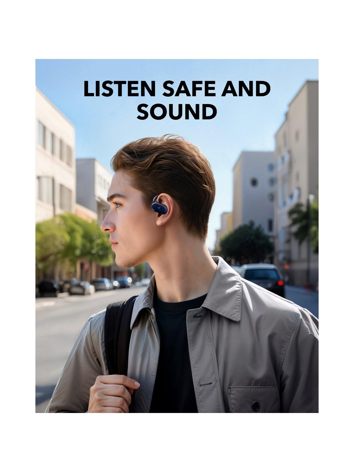 Image 4 of 7 of Soundcore V20i Wireless Adjustable Open-Ear Earbuds, Blue