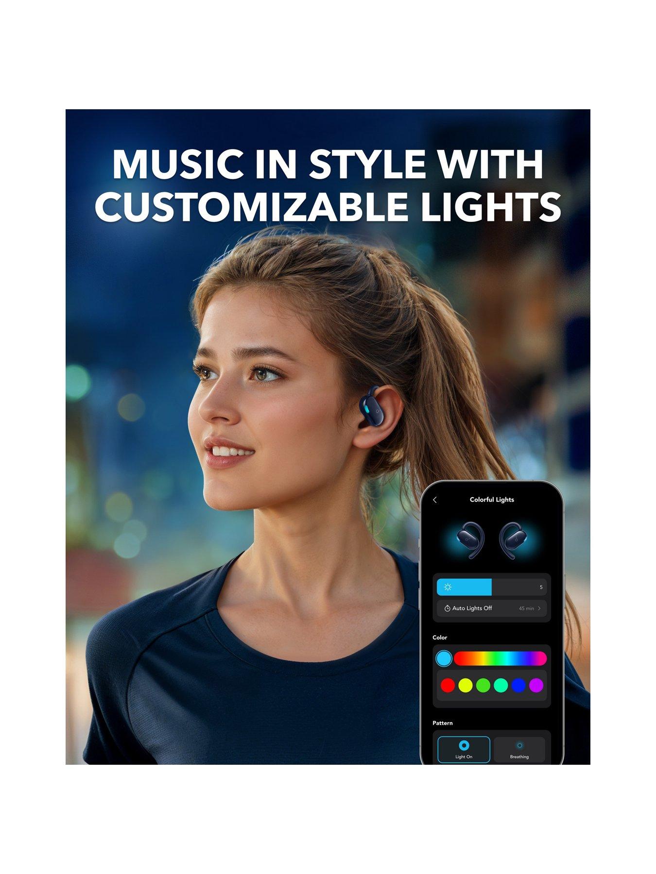 Image 7 of 7 of Soundcore V20i Wireless Adjustable Open-Ear Earbuds, Blue