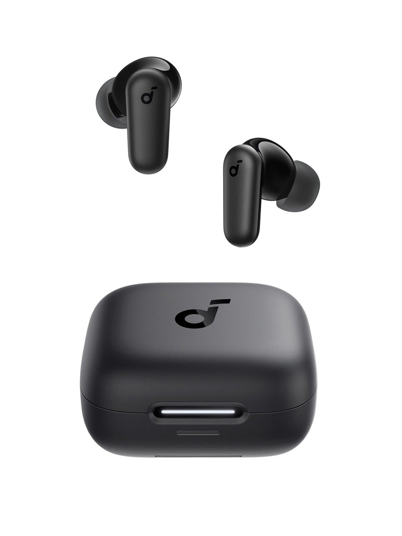 Soundcore R60i Wireless Noise-Cancelling Earbuds, Black