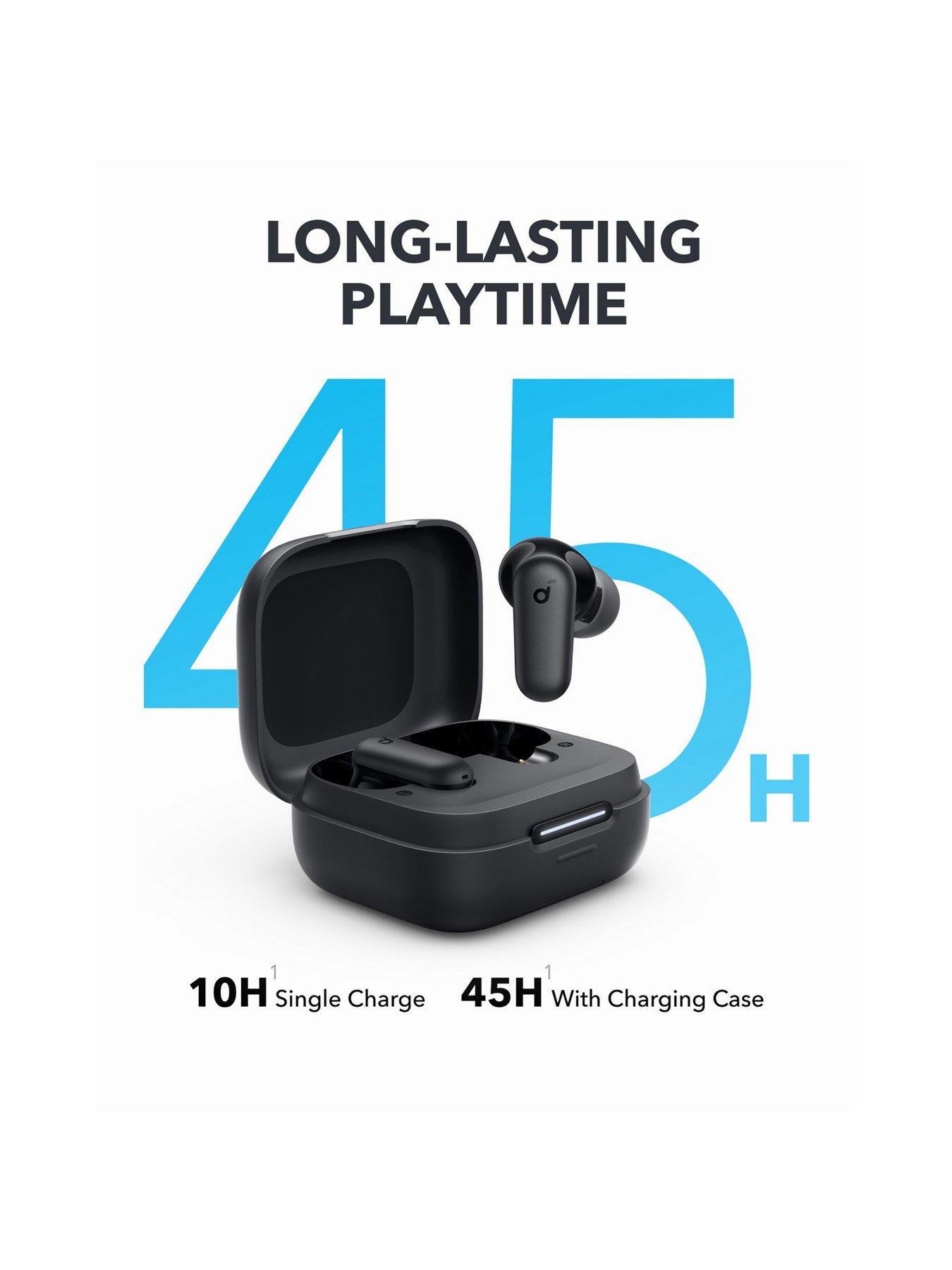 Image 5 of 7 of Soundcore R60i Wireless Noise-Cancelling Earbuds, Black