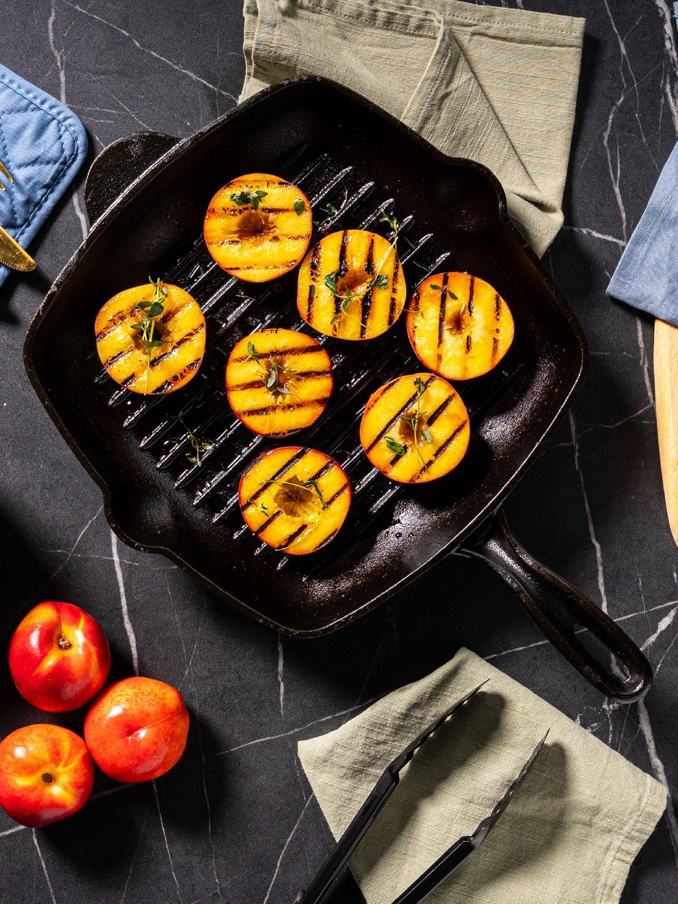 Image 1 of 8 of Vonshef Seasoned Cast Iron Griddle Pan