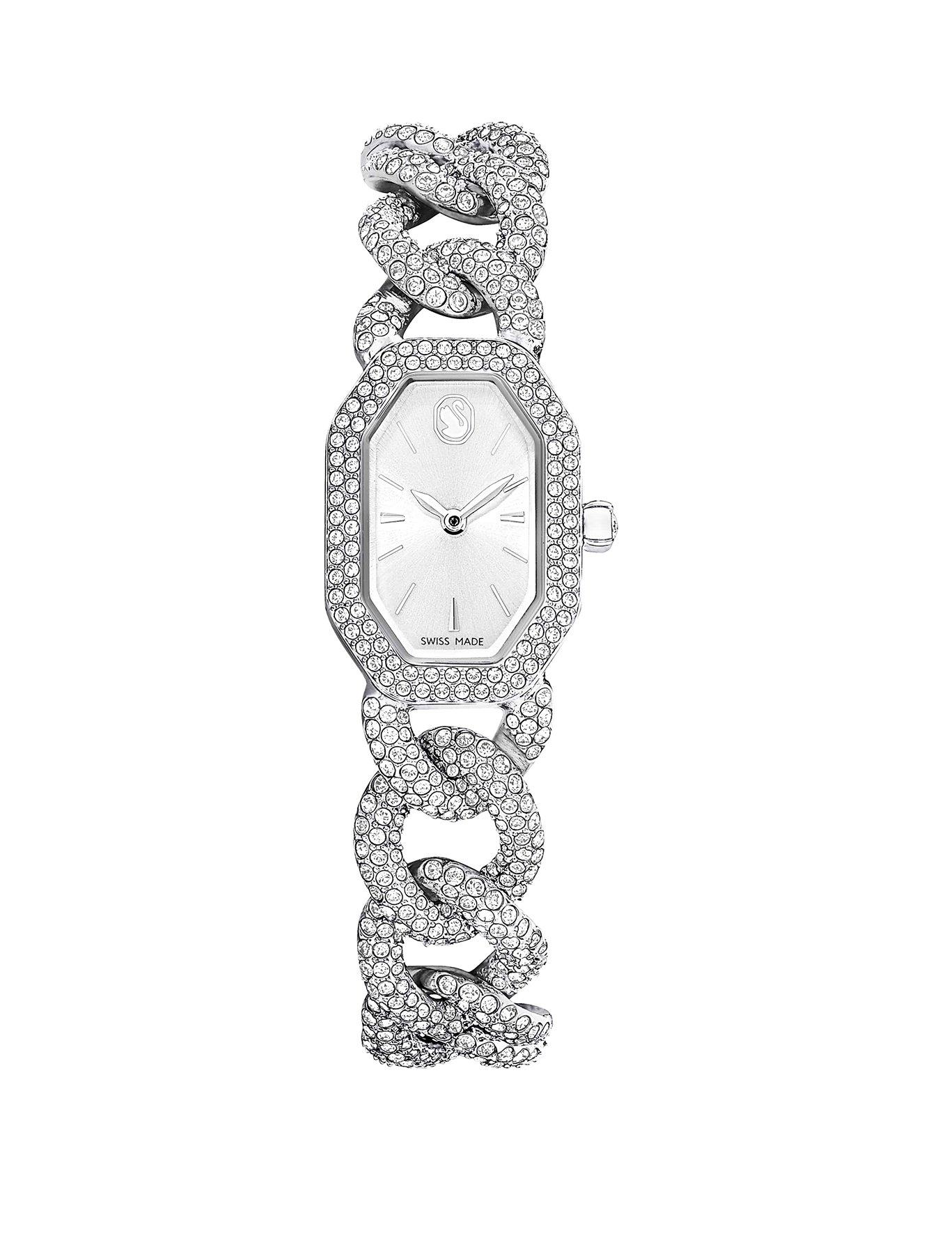 Swarovski Dextera Chain Watch - Silver