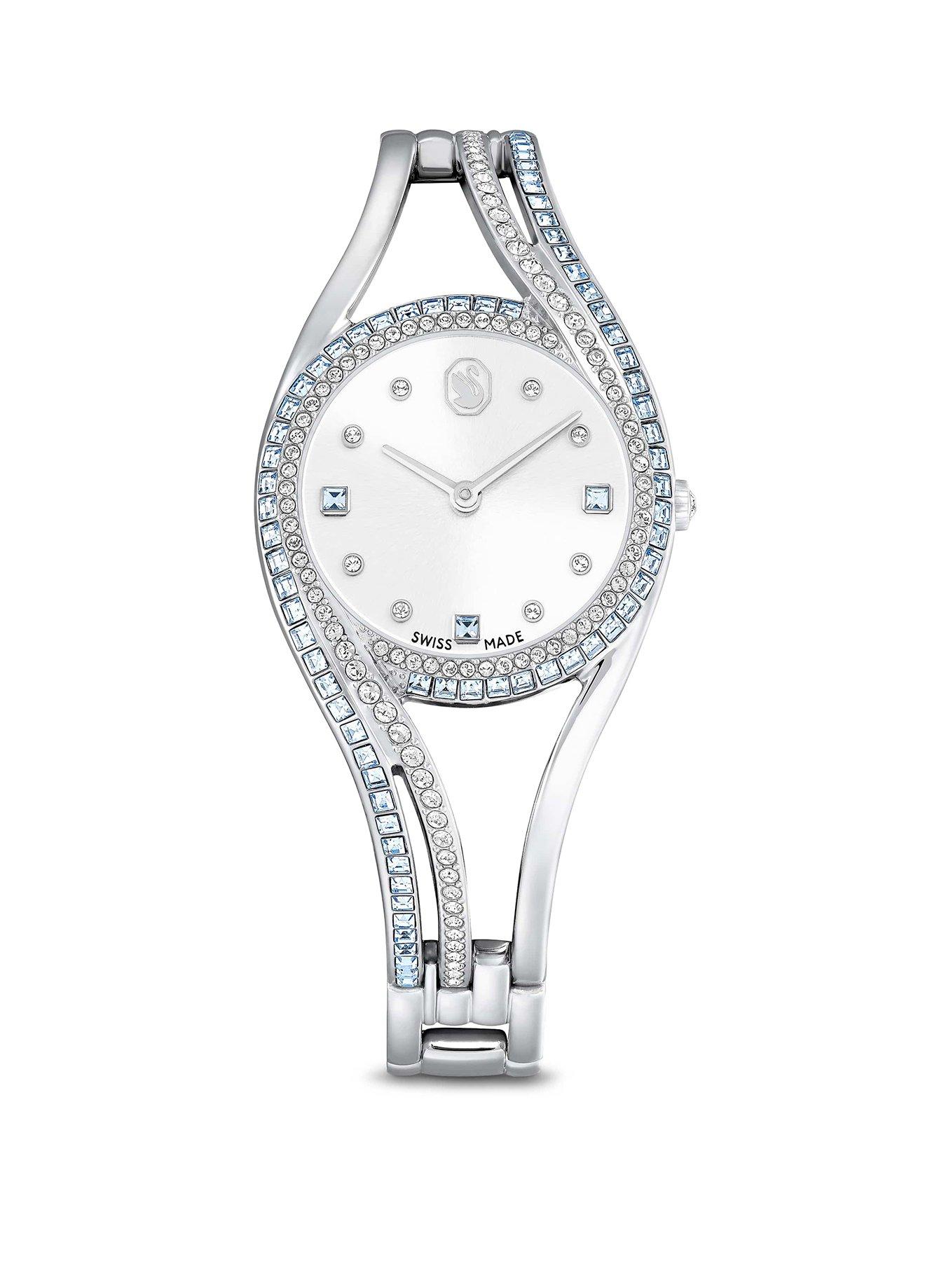 Swarovski Hyperbola Bangle Watch - Silver