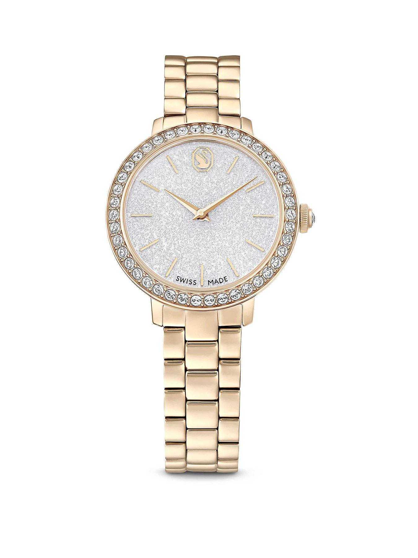 Swarovski Matrix 3-Link Watch - Gold