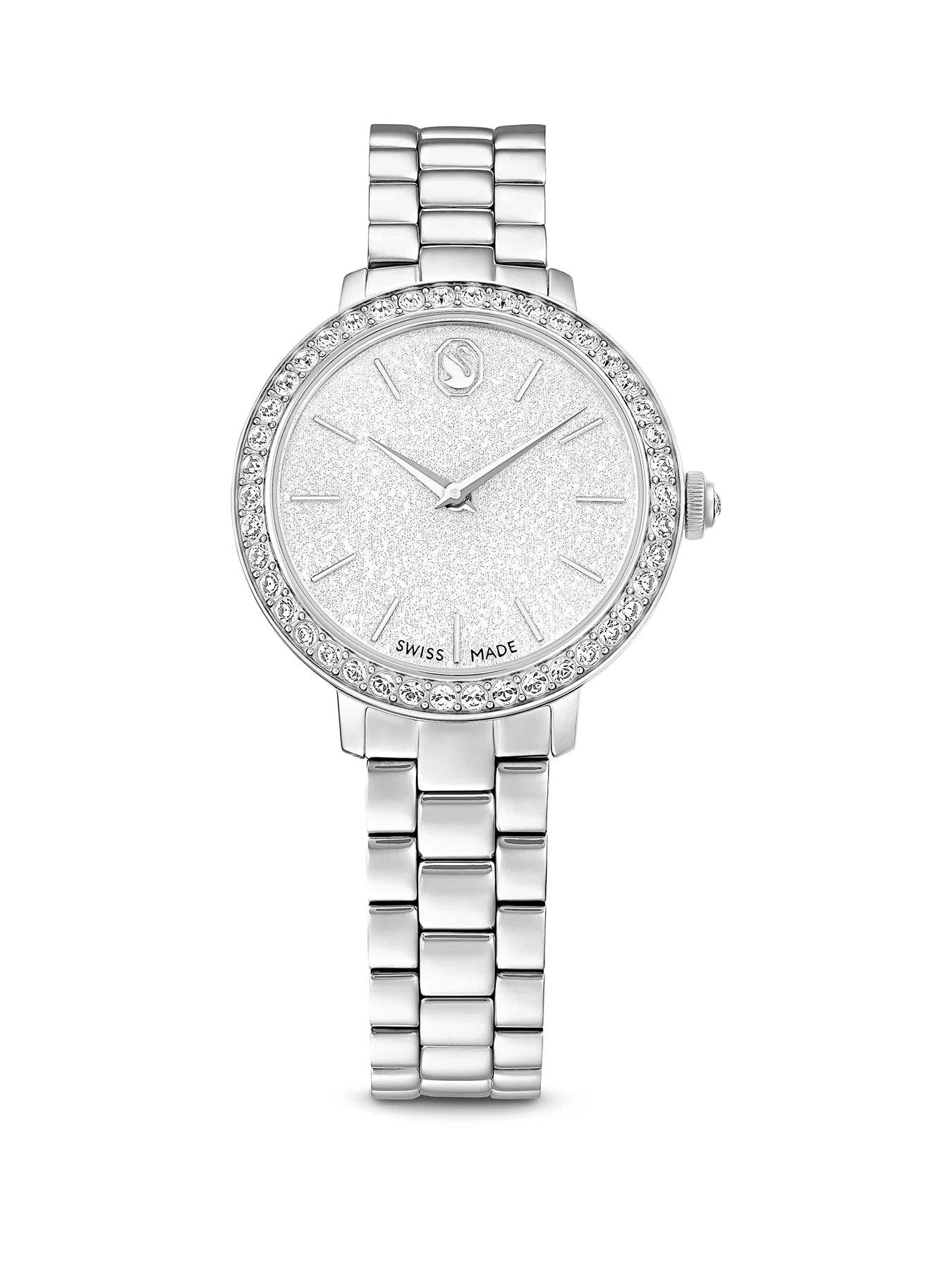 Swarovski Matrix 3-Link Watch - Silver
