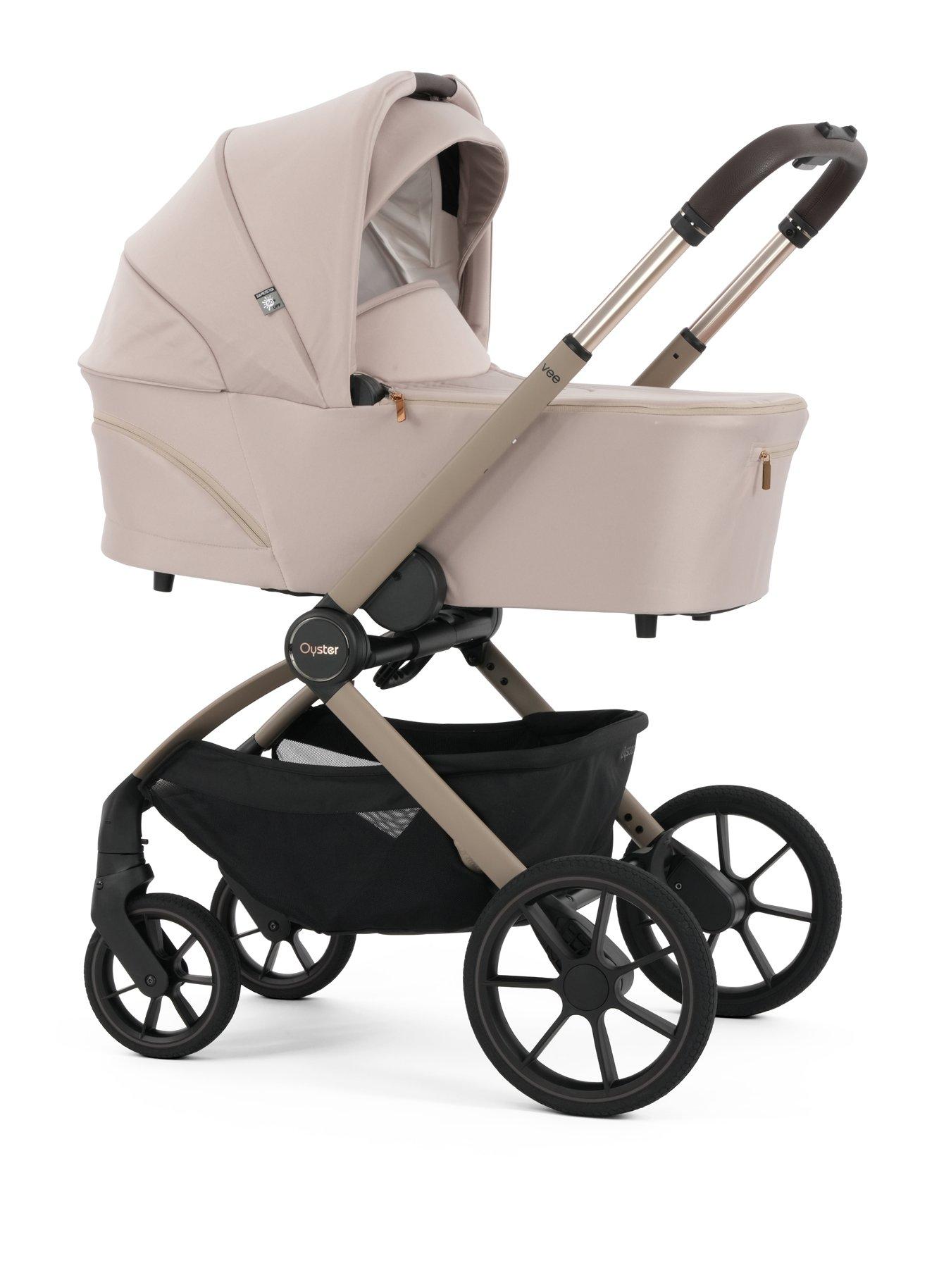 Image 3 of 7 of Oyster Vee Pushchair 360 Spin Bundle - Vanilla