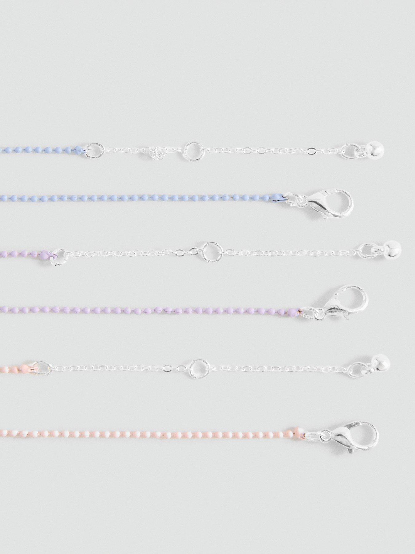 Image 2 of 3 of Mango Girls 3 Pack Dog Necklaces - Purple