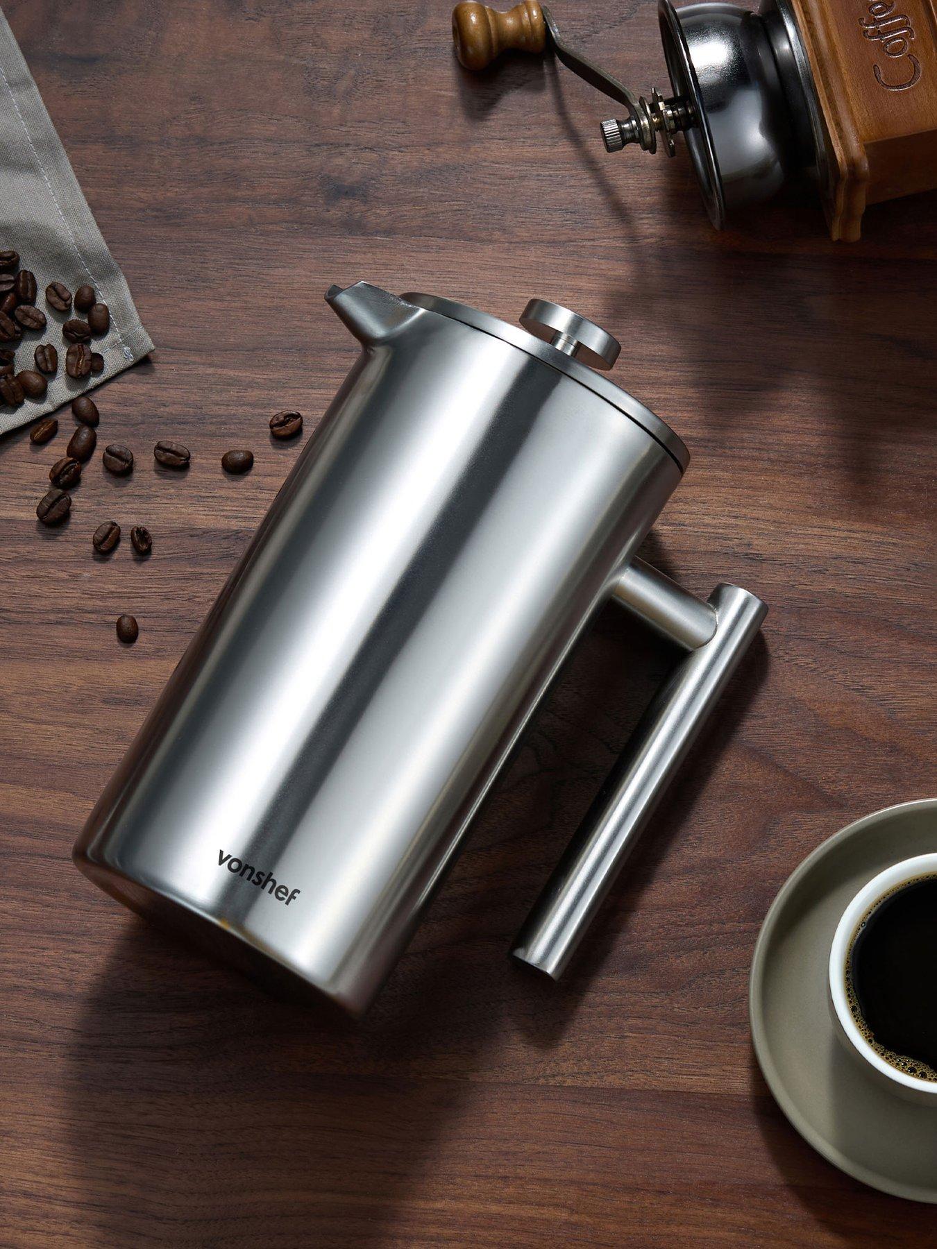 Vonshef 12 Cup Cafetiere With Spoon