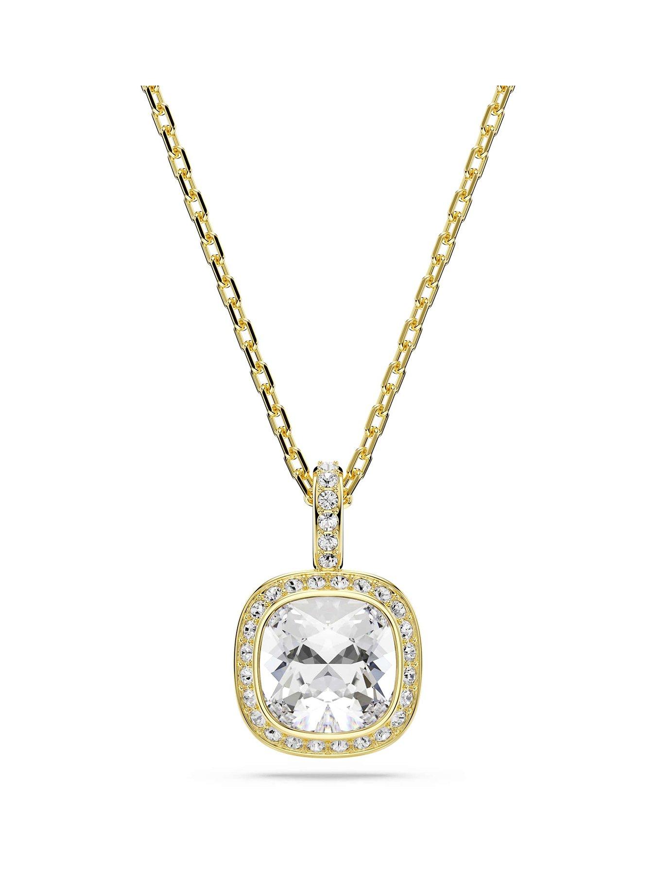Swarovski Una Angelic Pendant - Gold