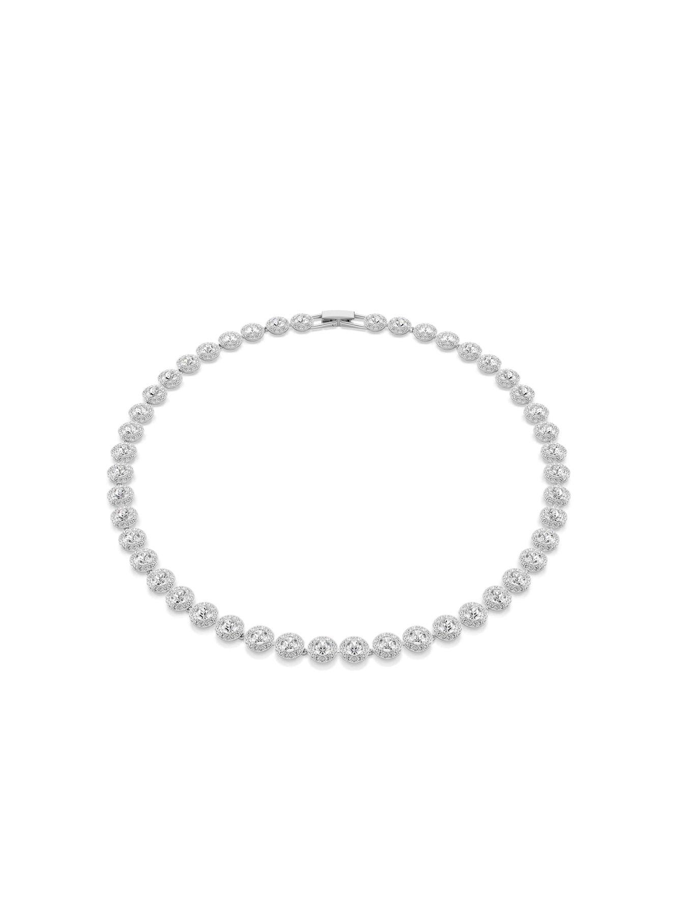 Image 2 of 6 of Swarovski Una Angelic Necklace - Silver