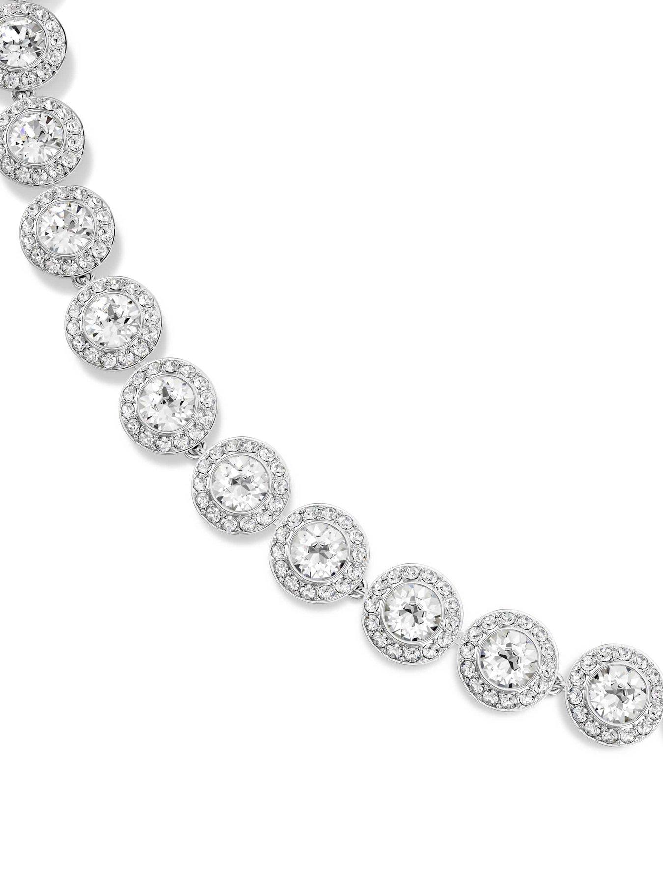 Image 3 of 6 of Swarovski Una Angelic Necklace - Silver
