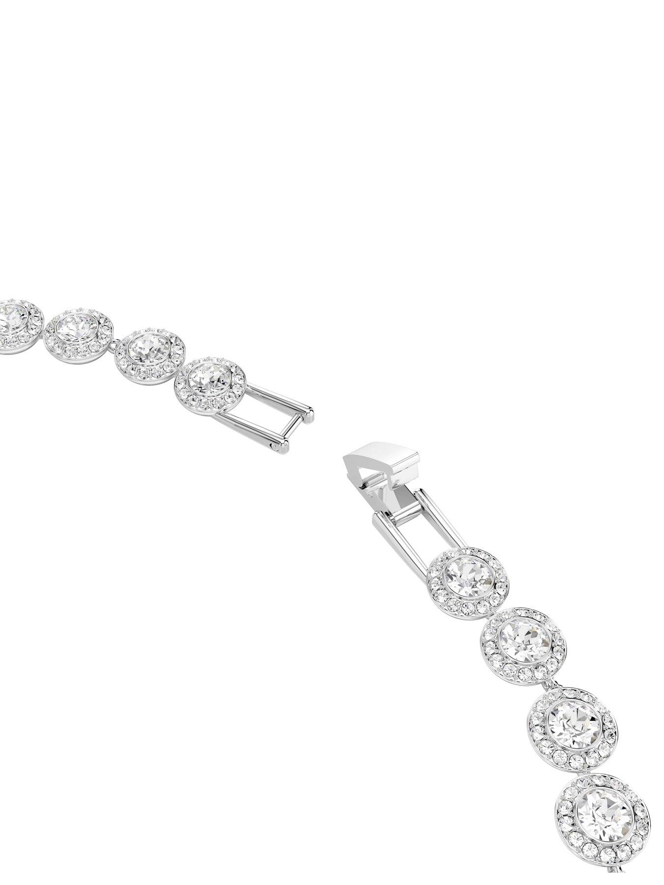 Image 4 of 6 of Swarovski Una Angelic Necklace - Silver