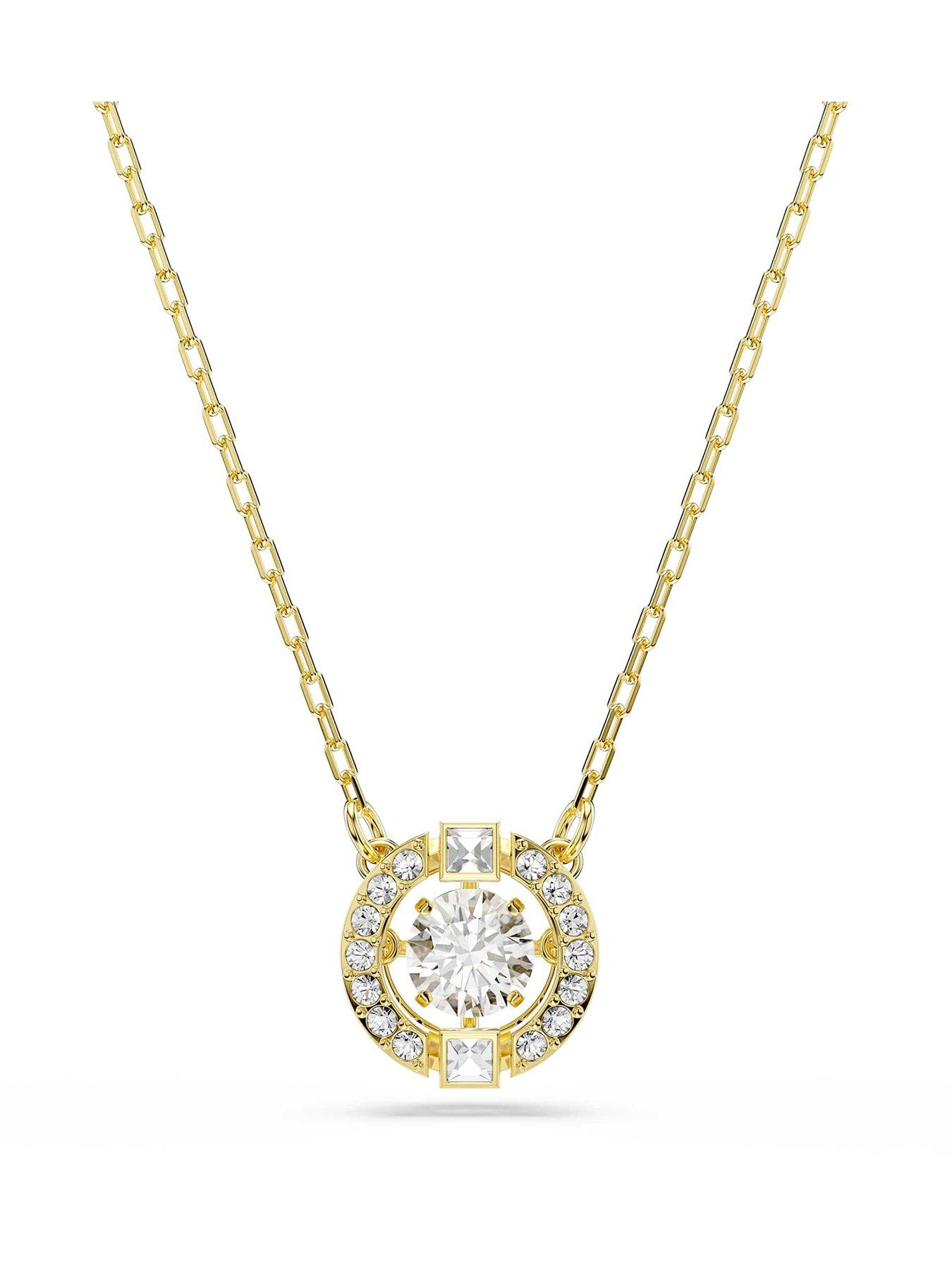 Swarovski Una Angelic Pendant - Gold