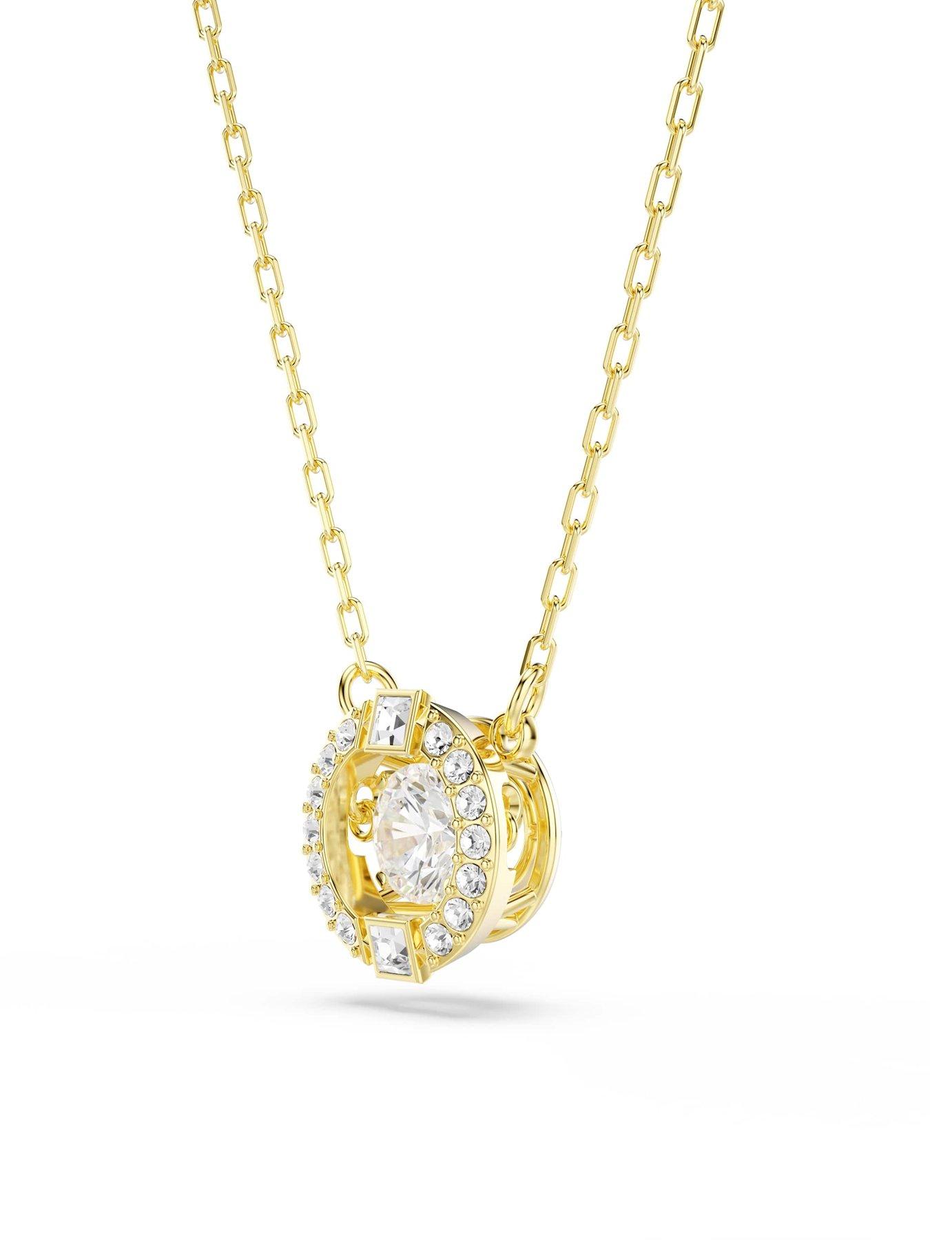 Image 4 of 6 of Swarovski Una Angelic Pendant - Gold