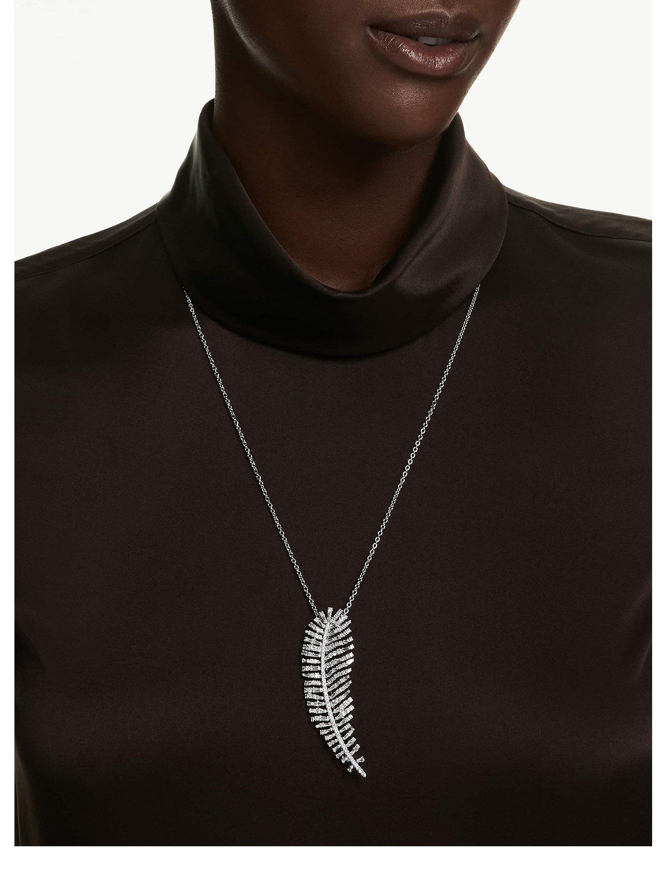 Image 1 of 6 of Swarovski Vienna Pendant And Brooch - Silver