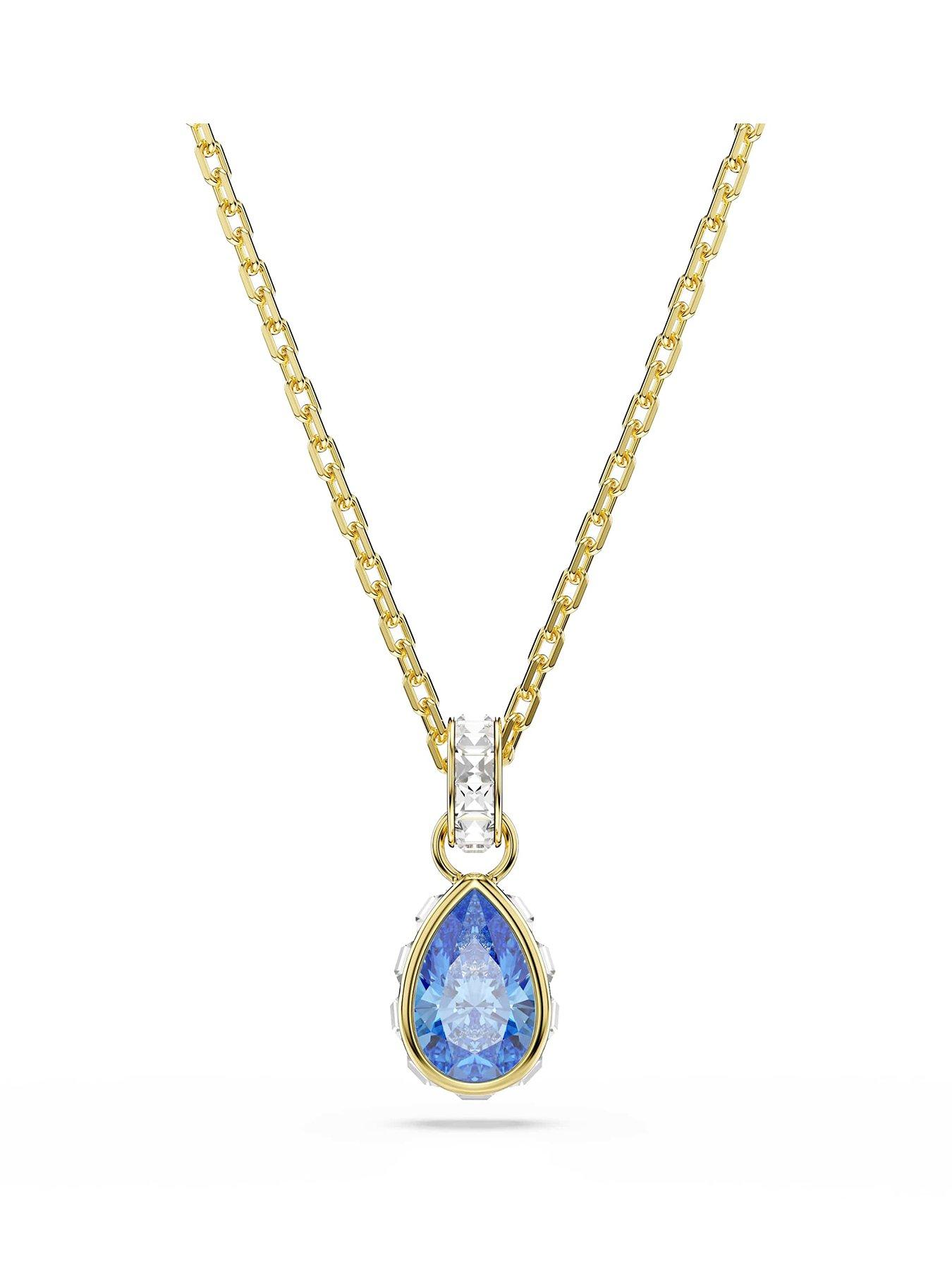 Swarovski Chroma Pendant - Gold
