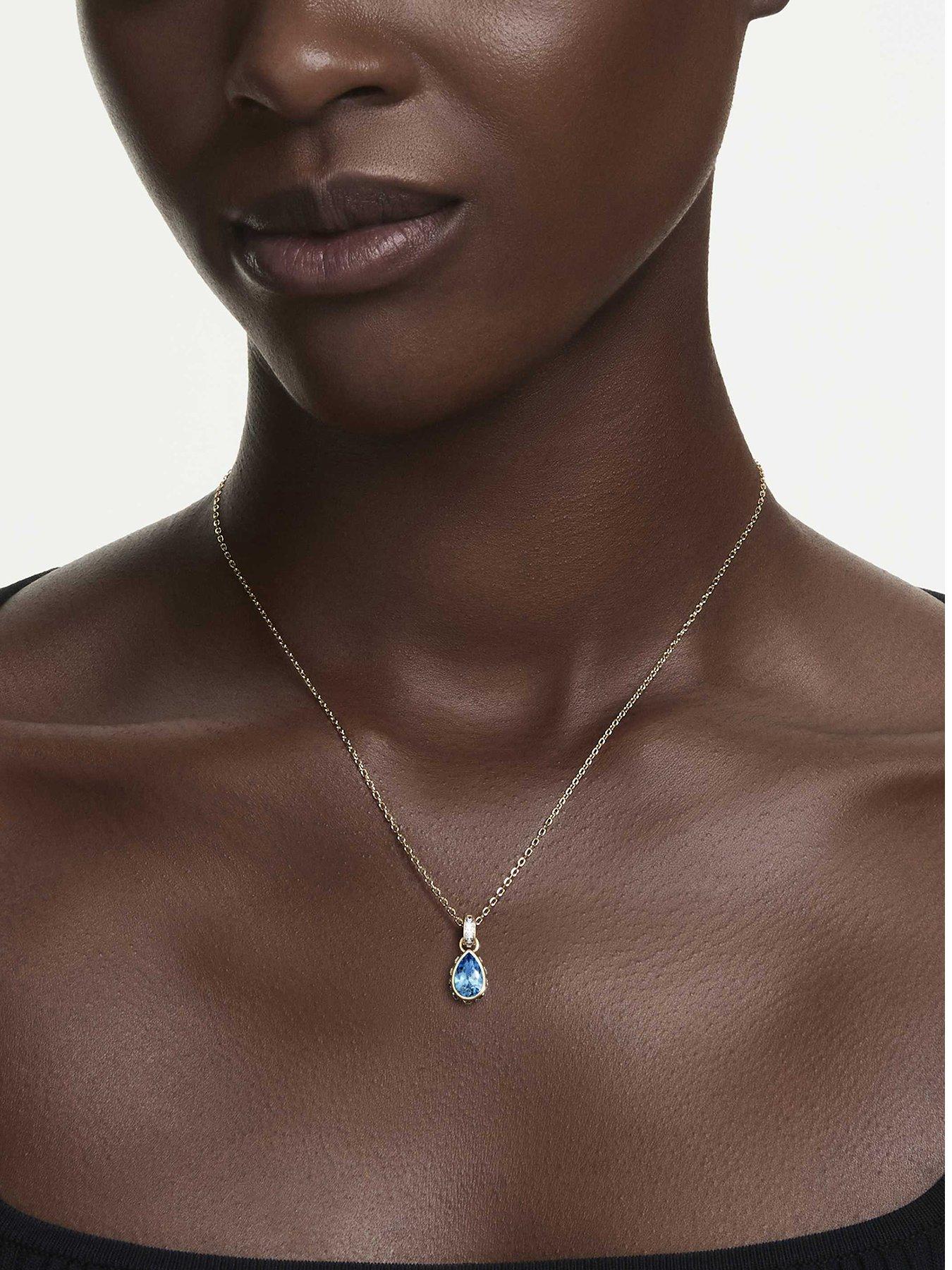 Image 1 of 6 of Swarovski Chroma Pendant - Gold