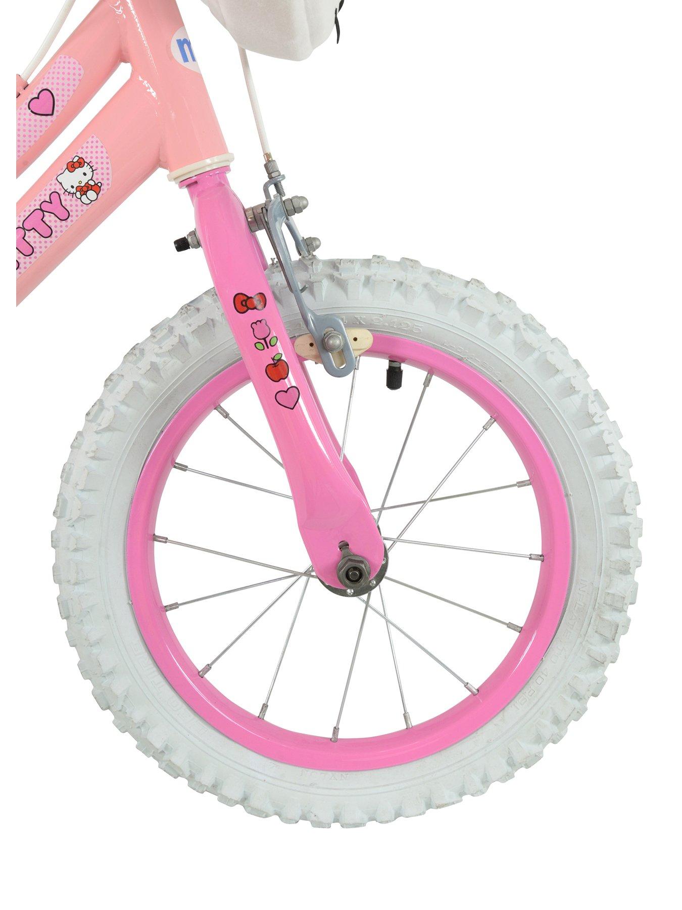 Image 4 of 7 of Hello Kitty 14" Squishle Bike With Backpack And Tassles