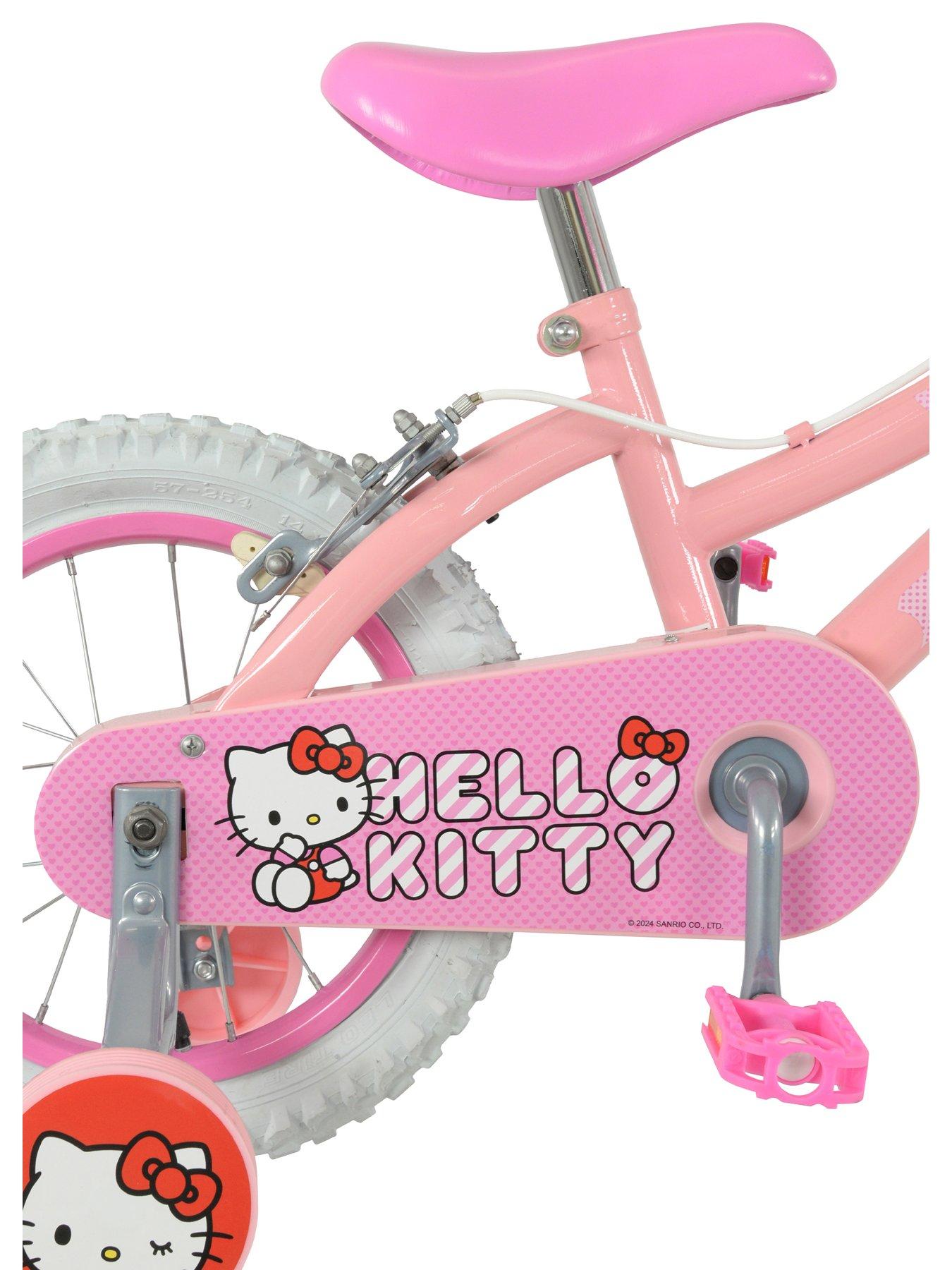 Image 6 of 7 of Hello Kitty 14" Squishle Bike With Backpack And Tassles