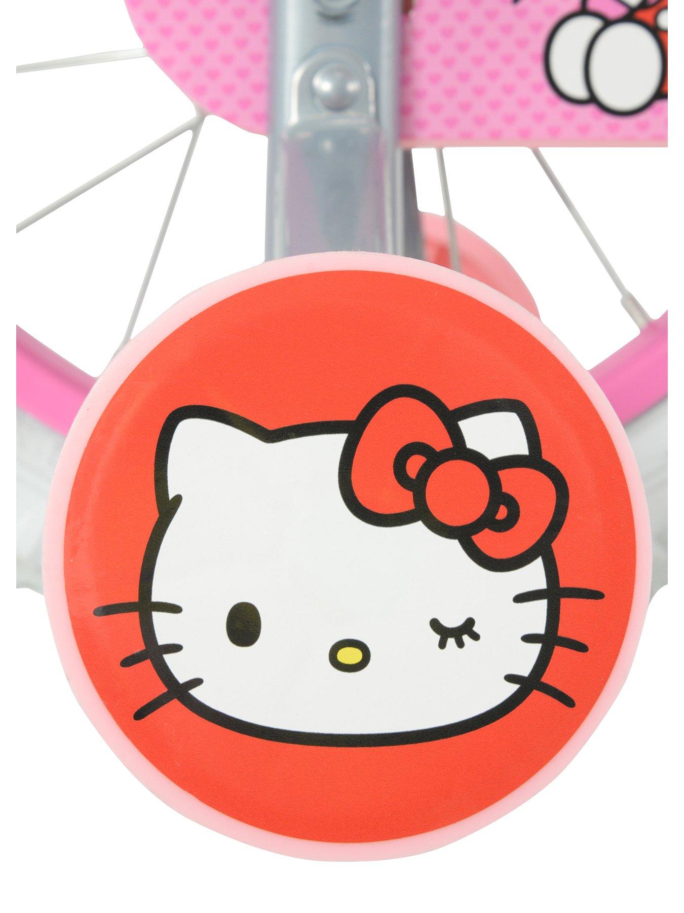 Image 7 of 7 of Hello Kitty 14" Squishle Bike With Backpack And Tassles