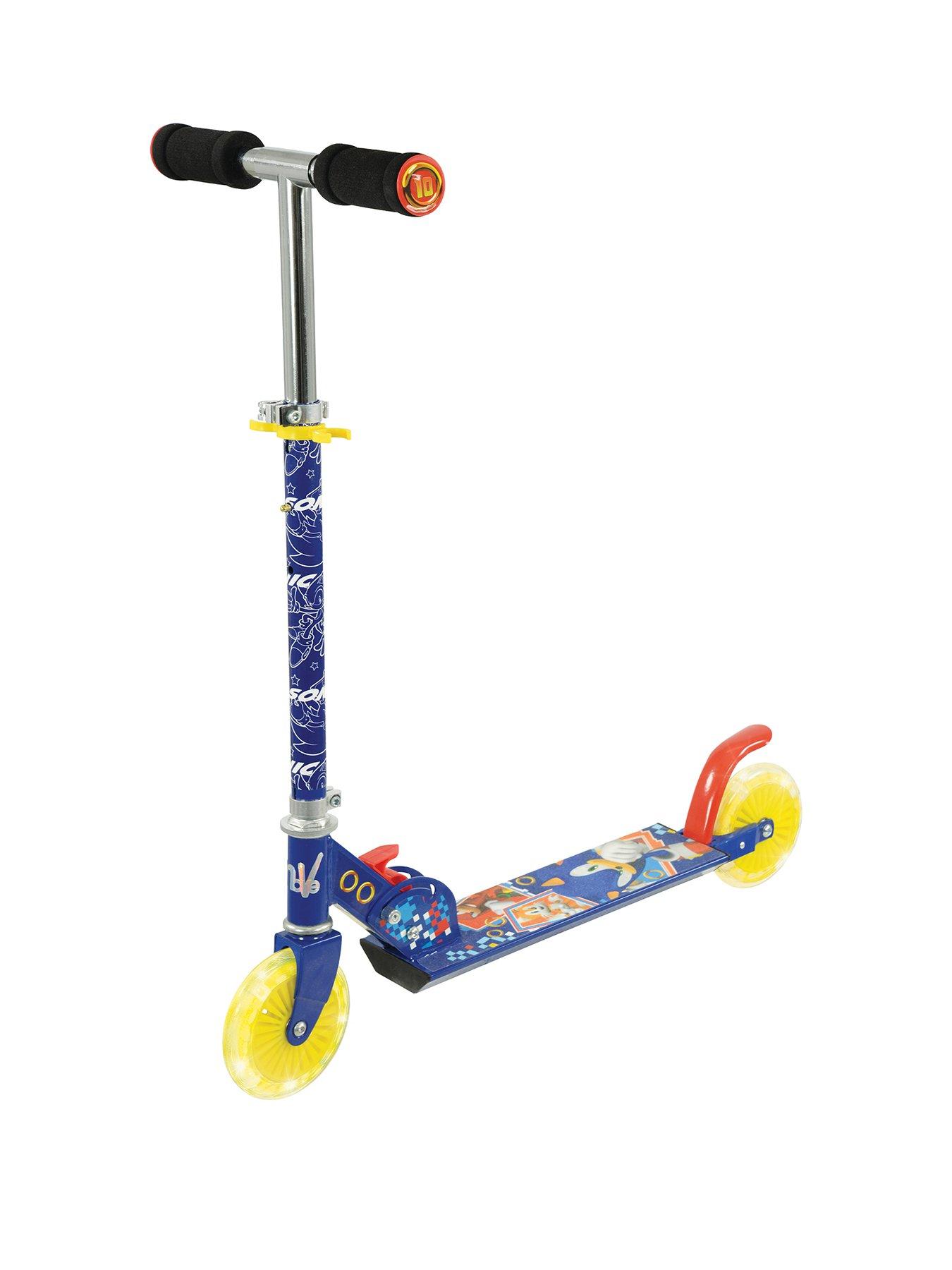 Sonic Sonic Folding Inline Scooter With Light Up Wheels