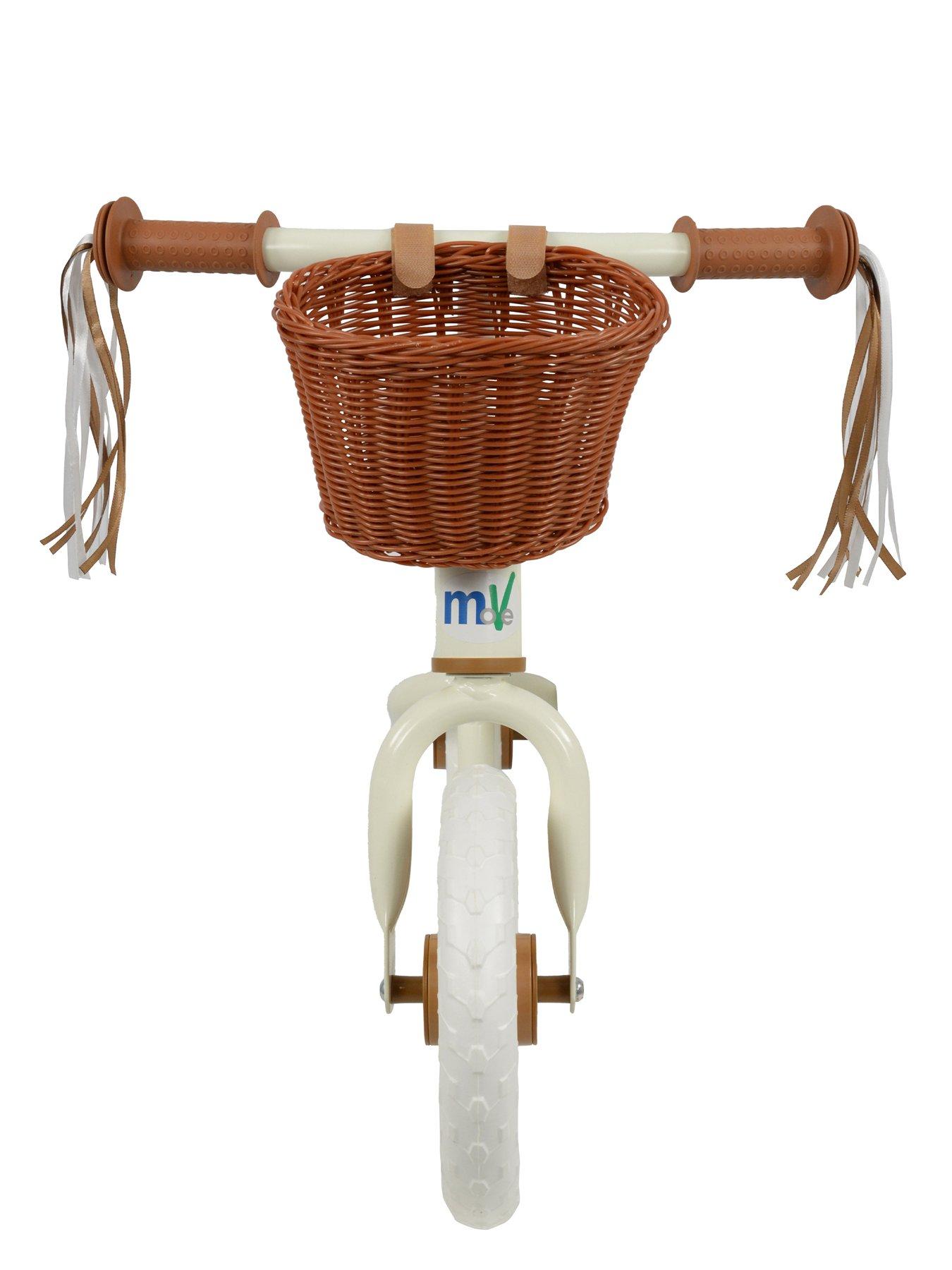 Image 4 of 7 of MoVe Move 10" Balance Bike With Basket And Tassels