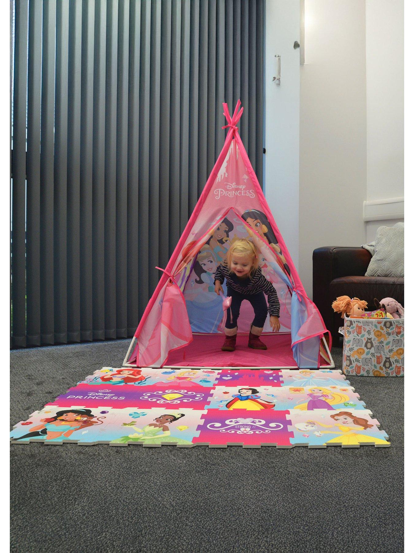 Image 2 of 7 of Disney Princess Disney Princess Play Mat &amp; Play Tent Bundle - New
