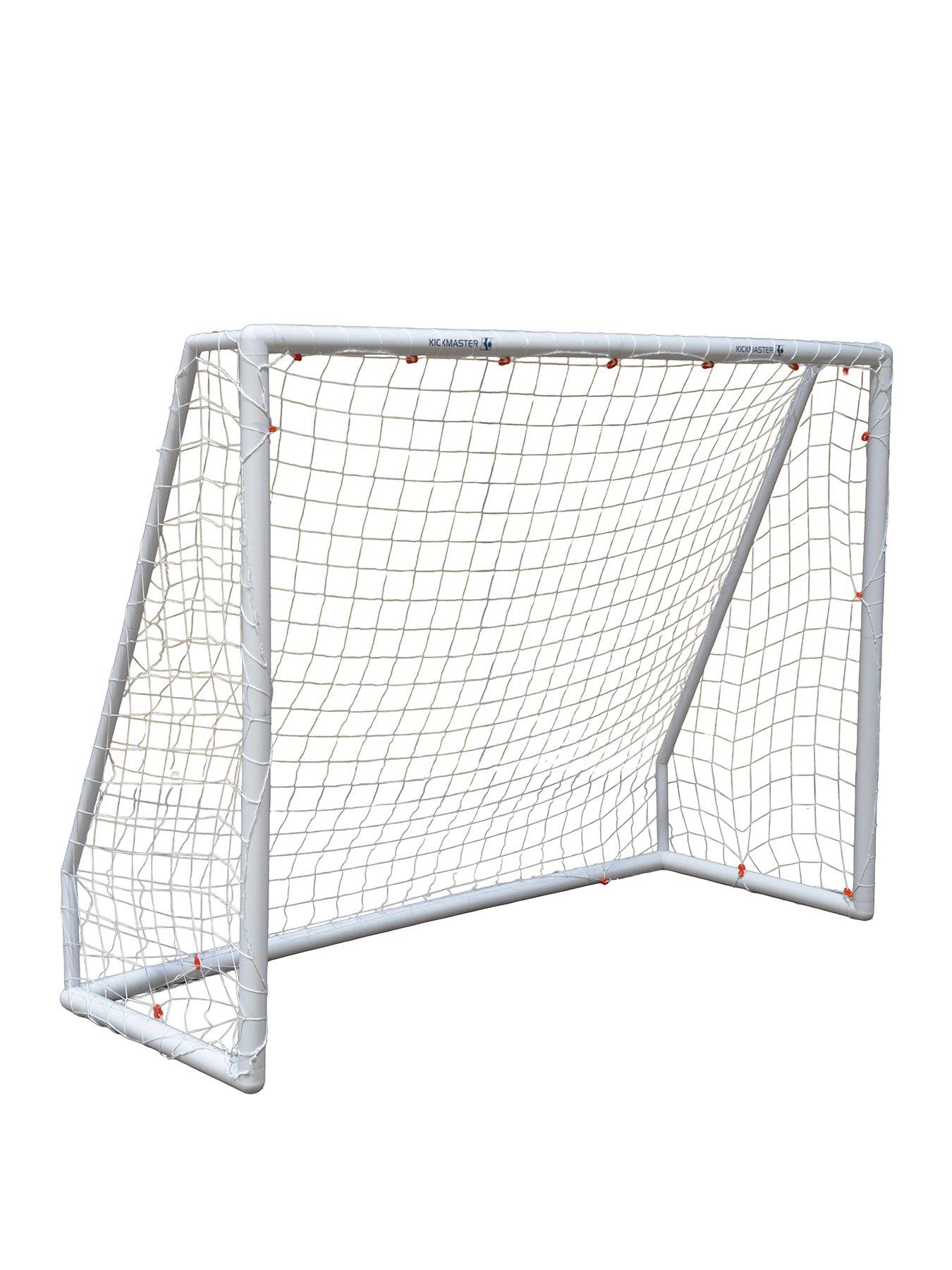 Kickmaster Kickmaster 68Mm Premium Pvc Goal - White - 8Ft