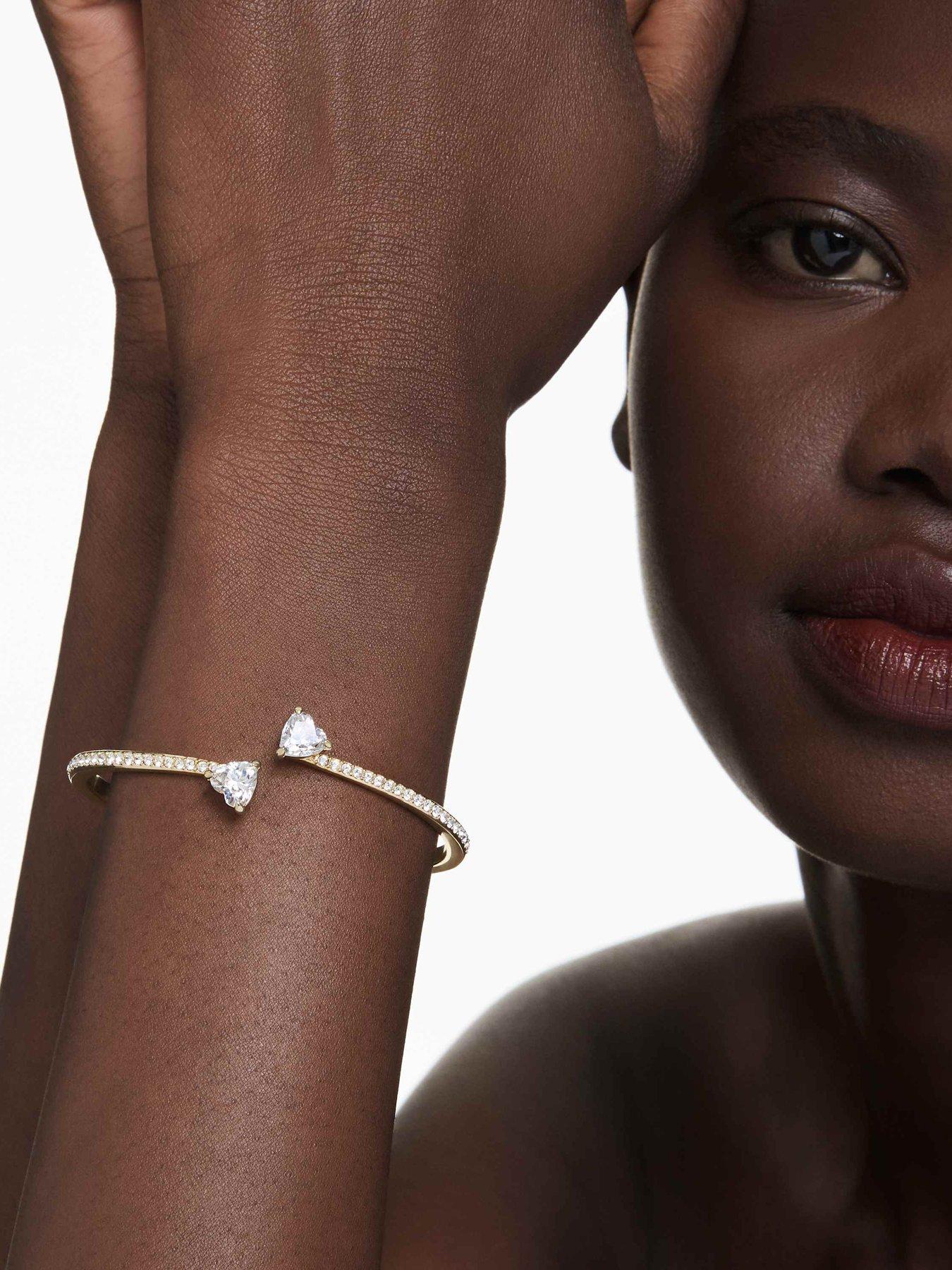 Image 2 of 5 of Swarovski Mesmera Bangle - Gold