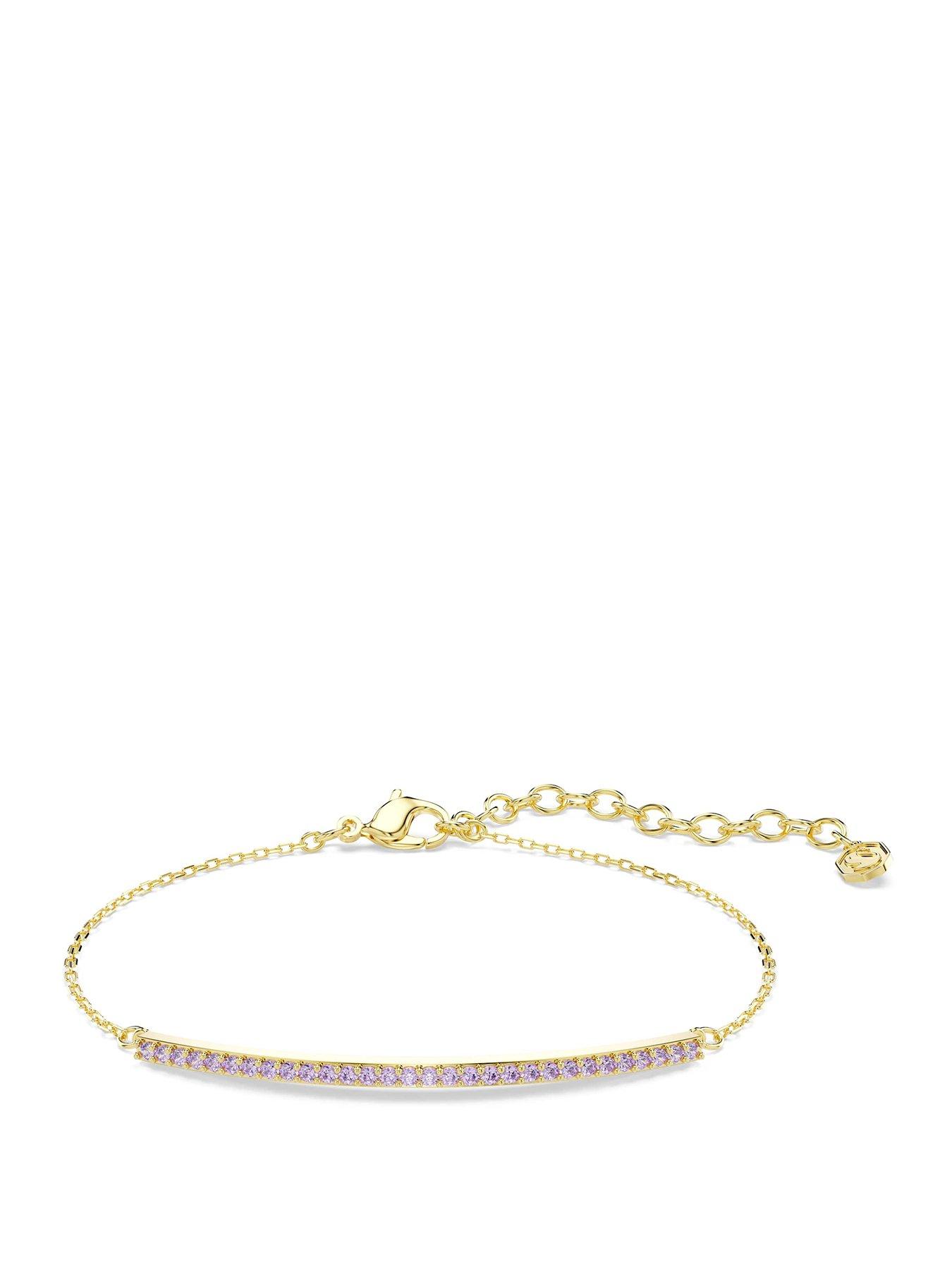 Image 1 of 5 of Swarovski Only Bracelet - Gold