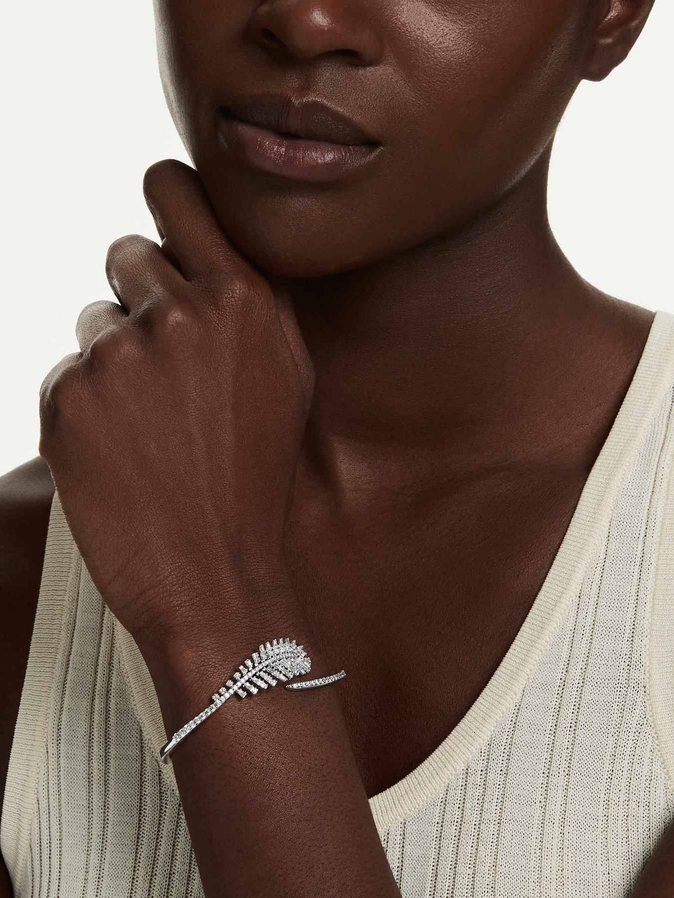 Image 2 of 5 of Swarovski Vienna Bangle - Silver
